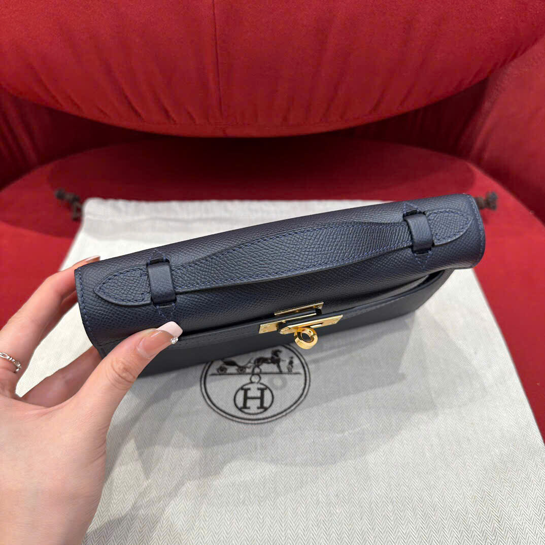 Túi Hermes Kelly Màu xanh 