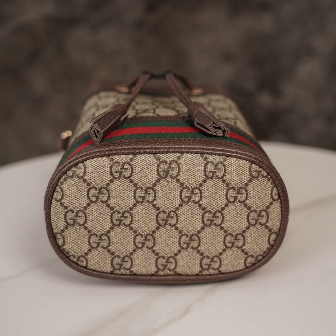Balo Mini Gucci Ophidia 550602 Logo Nâu