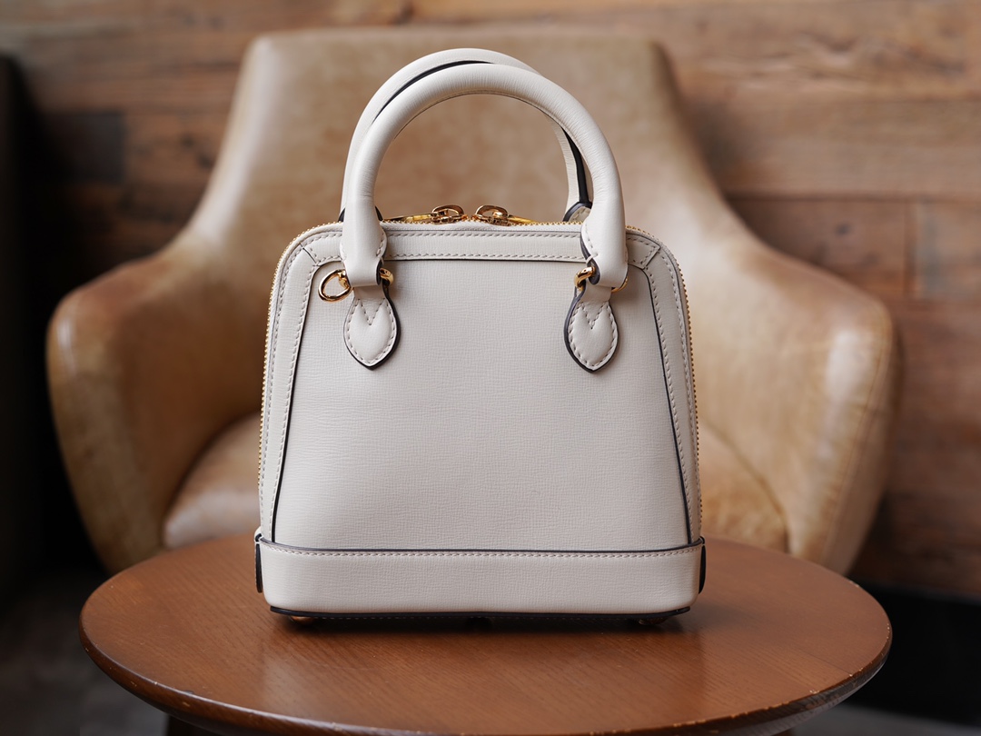Túi Xách Nữ Mini Gucci Horsebit 1955 640716 Màu Trắng