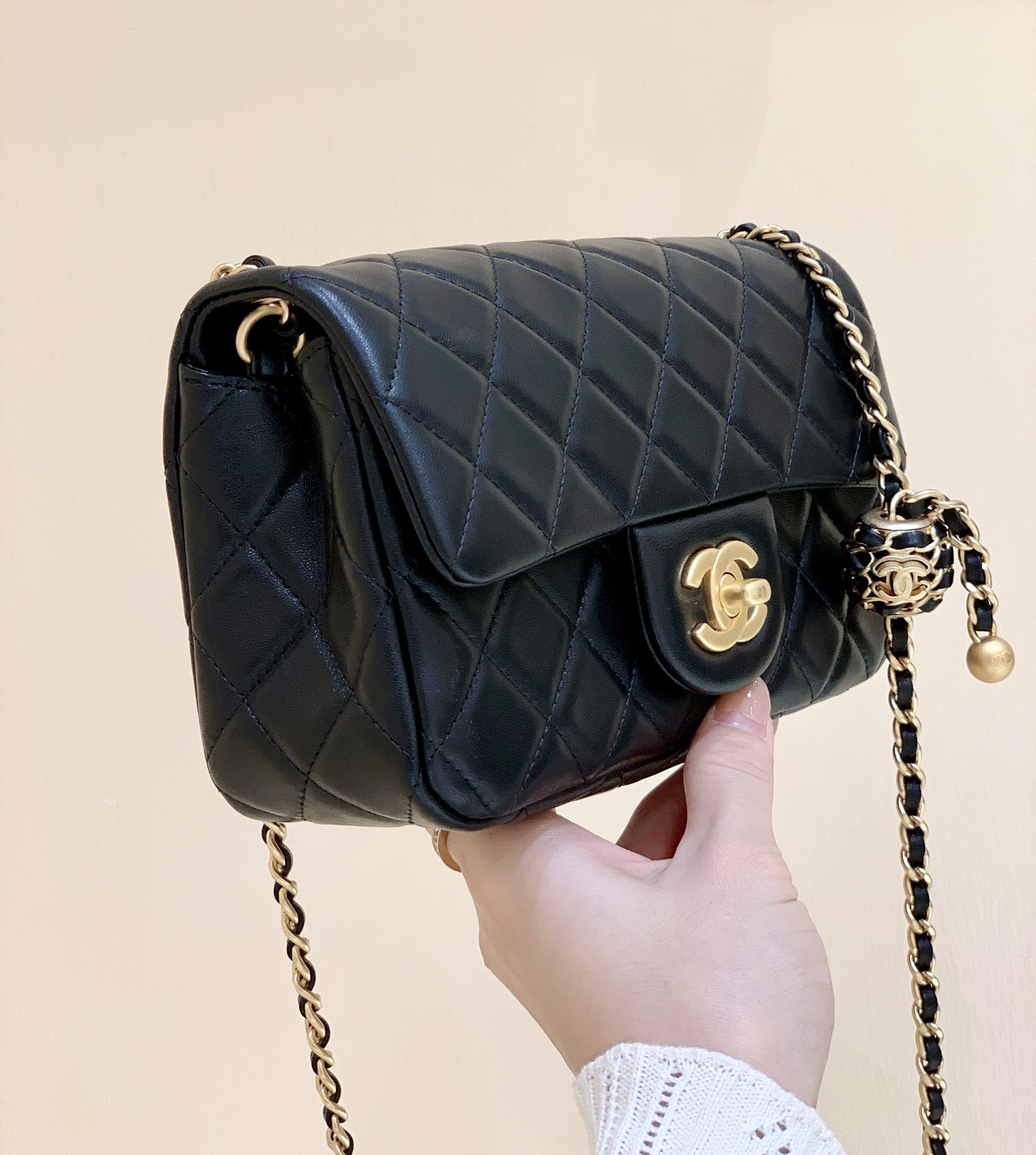 Túi Xách Chanel CF Mini Màu Đen AS1787 