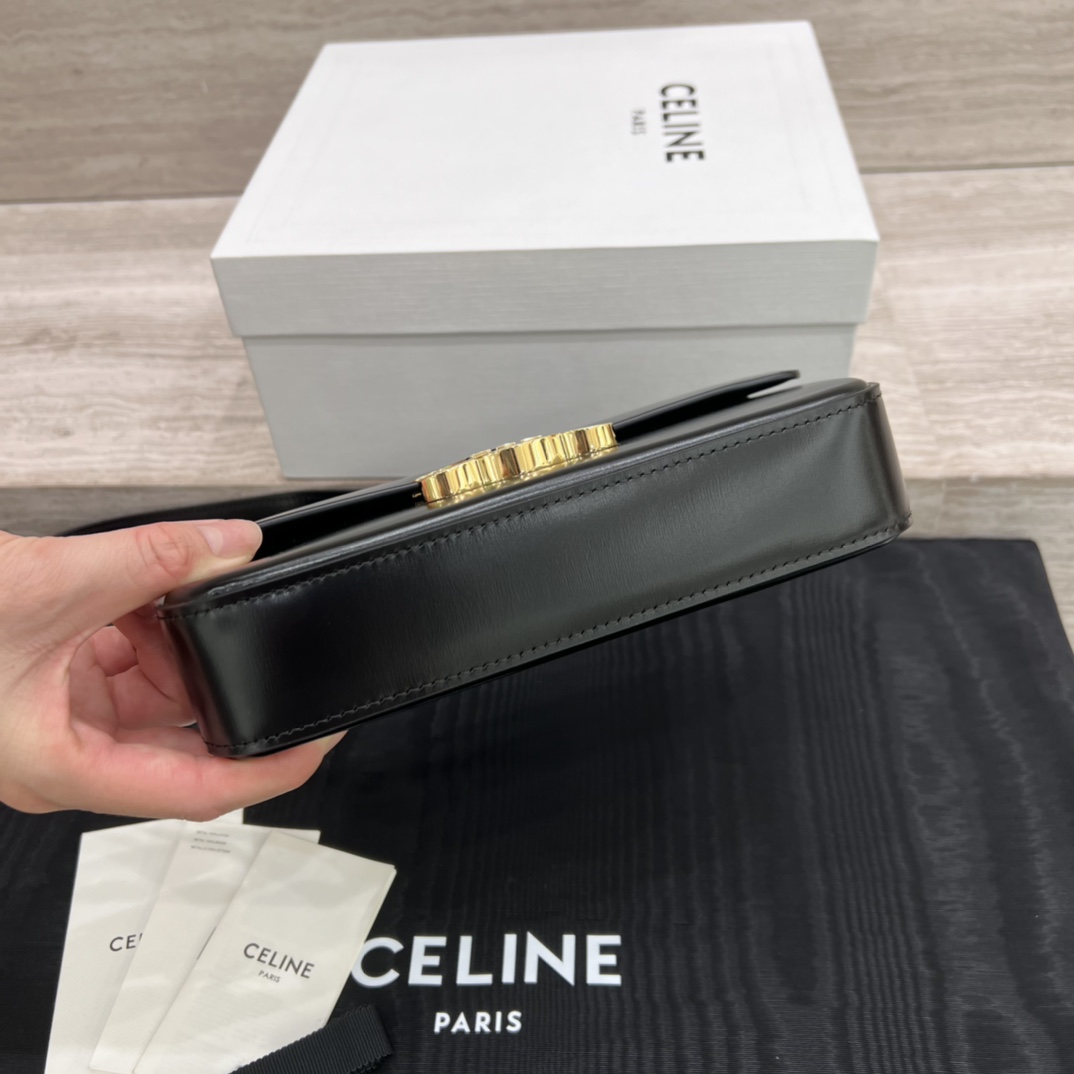 Túi Xách Celine Nữ Claude 194143 Màu Đen 