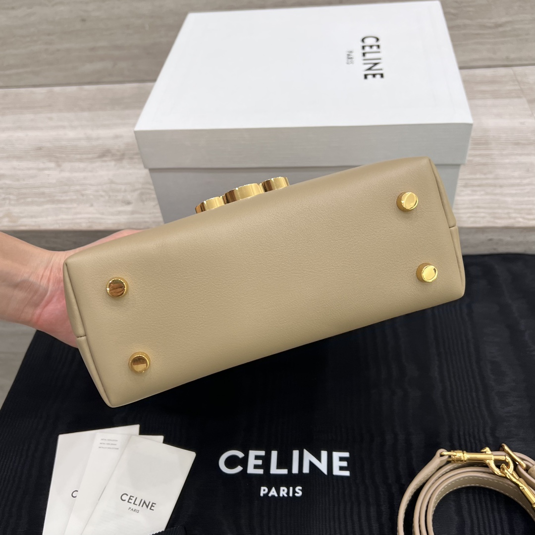 Túi xách Celine Teen Nino màu be 118113