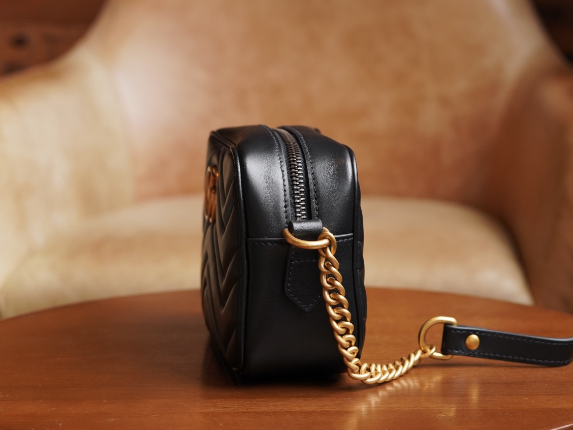 Mini sac GG Marmont 448065 (Black)