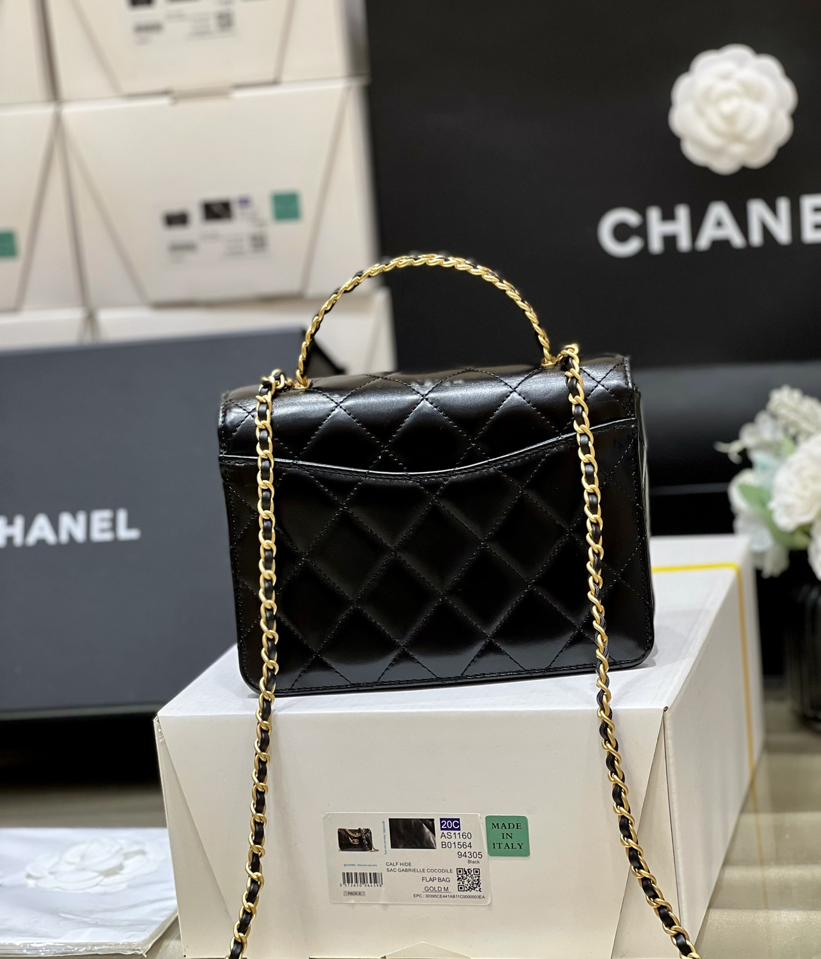 Túi Xách Chanel Small Flap bag AS3886 Màu Đen