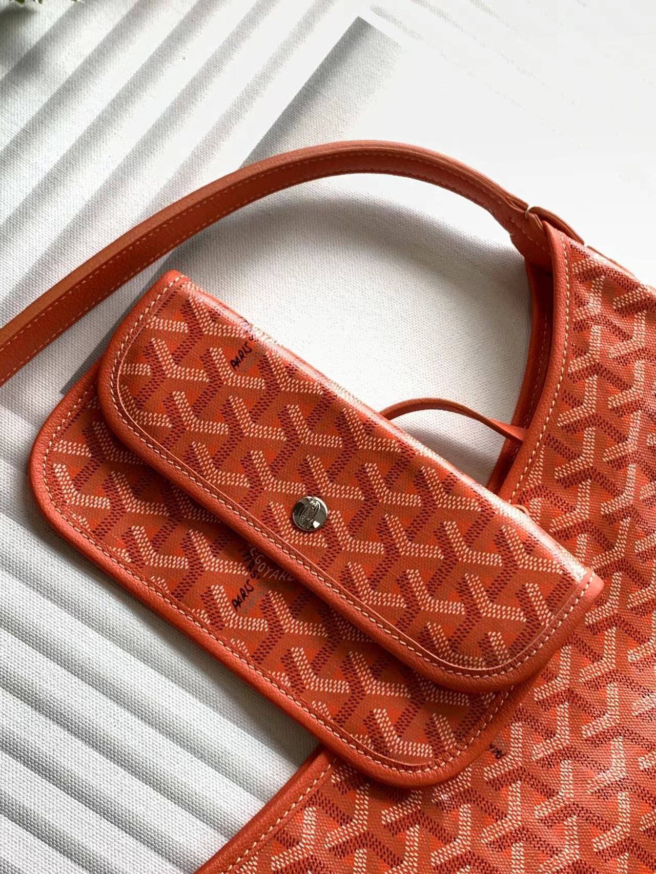 Túi Xách Goyard Boheme HoBo 8120 Màu Cam 