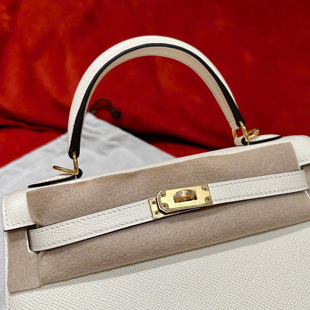 Túi Hermes Kelly Màu Trắng 