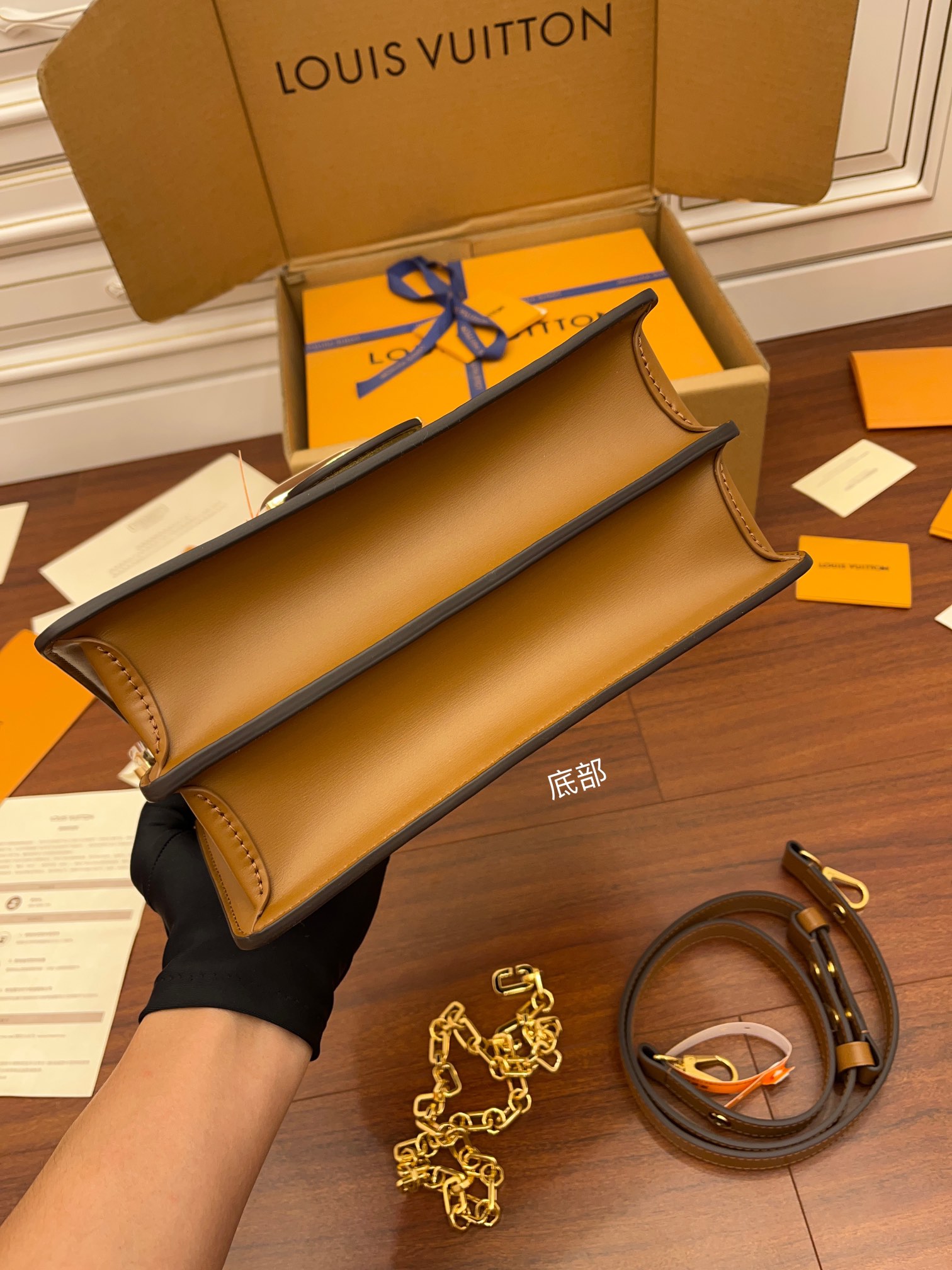 Túi Xách Nữ Louis Vuitton LV Dauphine MM Monogram M45958 Màu Nâu