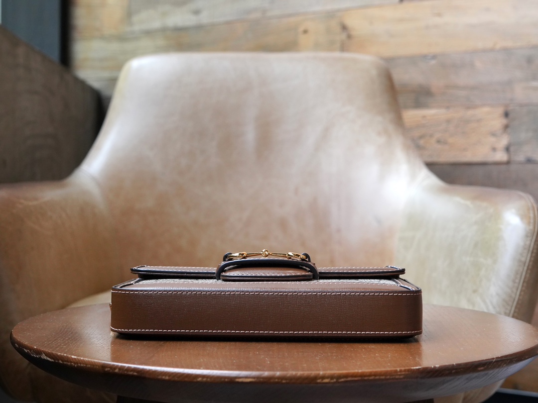 Sac à épaule Gucci Horsebit 1955 petite taille 752002( Logo) 