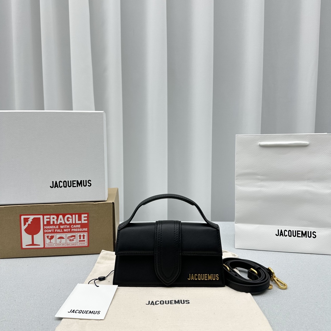 Túi Xách Jacquemus Bamnino P98858 Màu Đen 