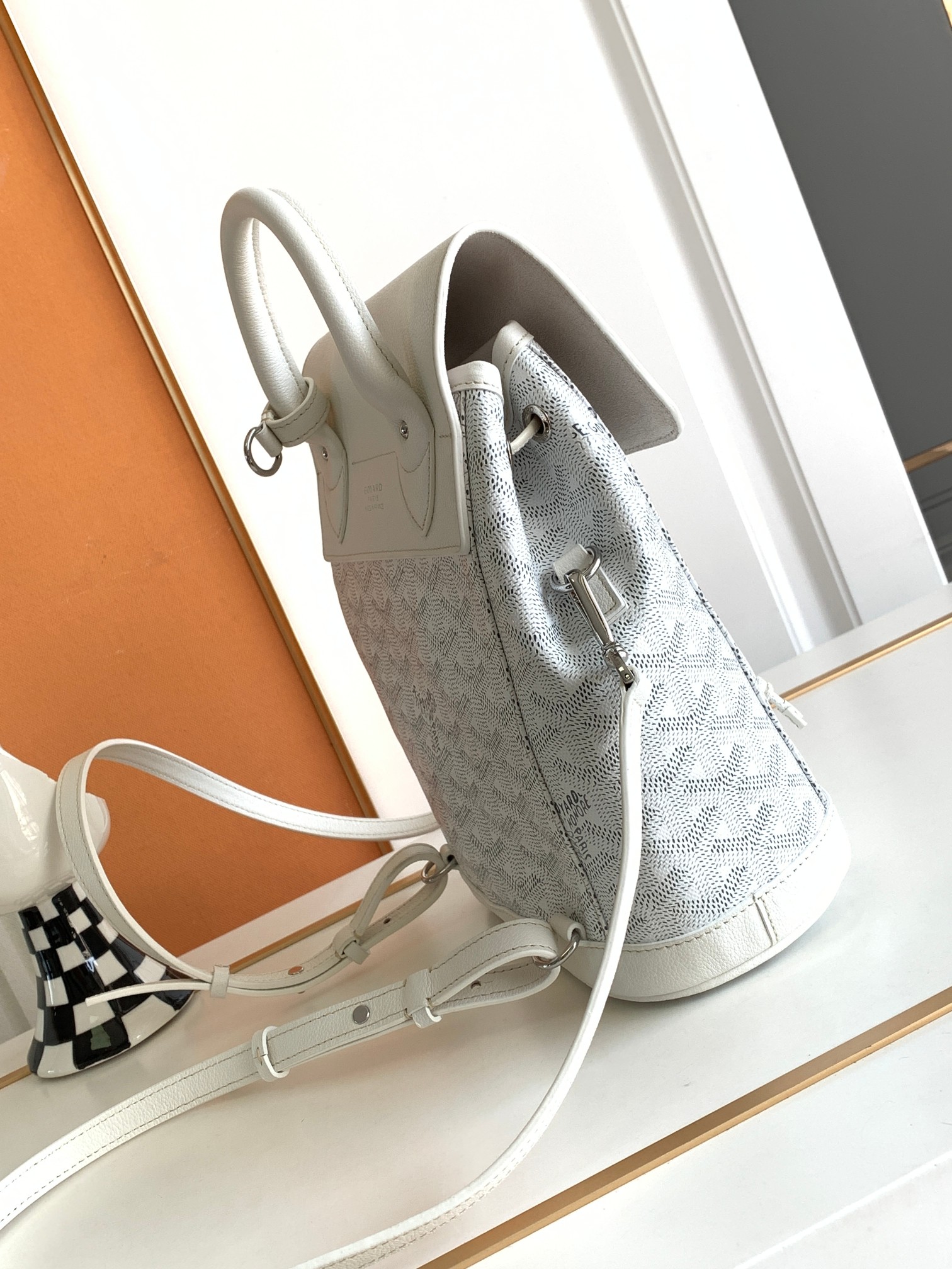 Balo Goyard Alpin 8035 Màu Trắng 