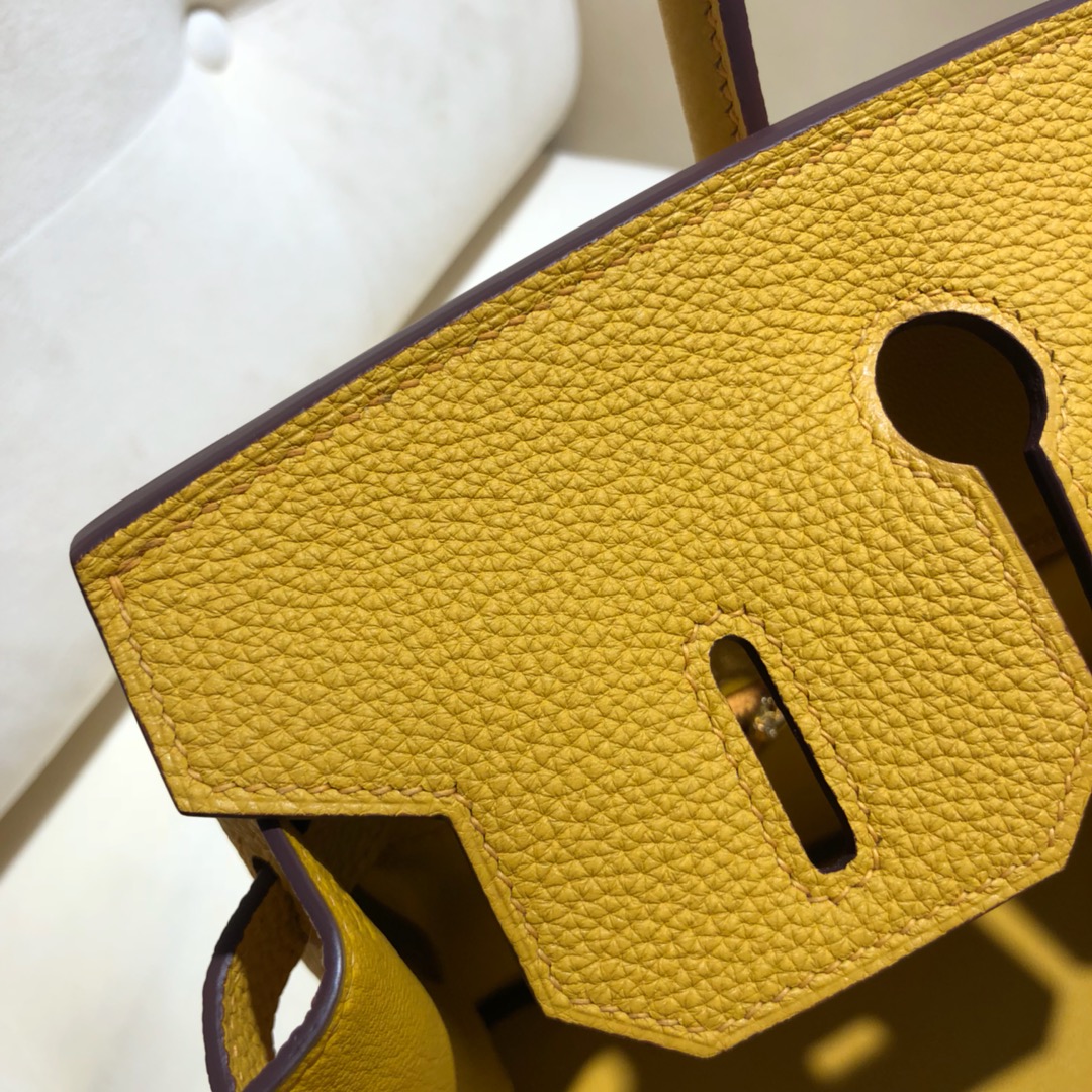 Túi xách hermes birkin màu vàng 