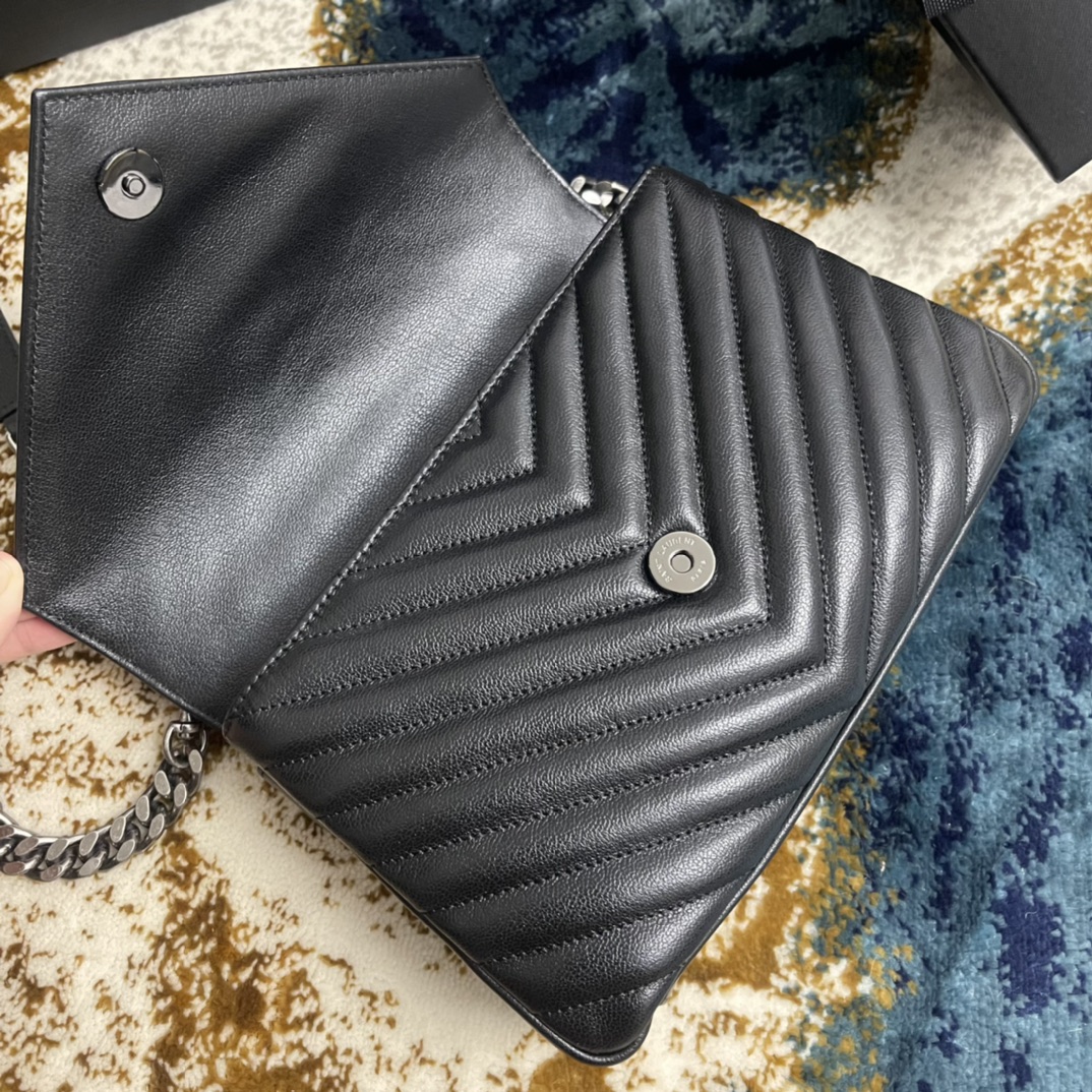 YSL Mormont 392737 (Black-silver)