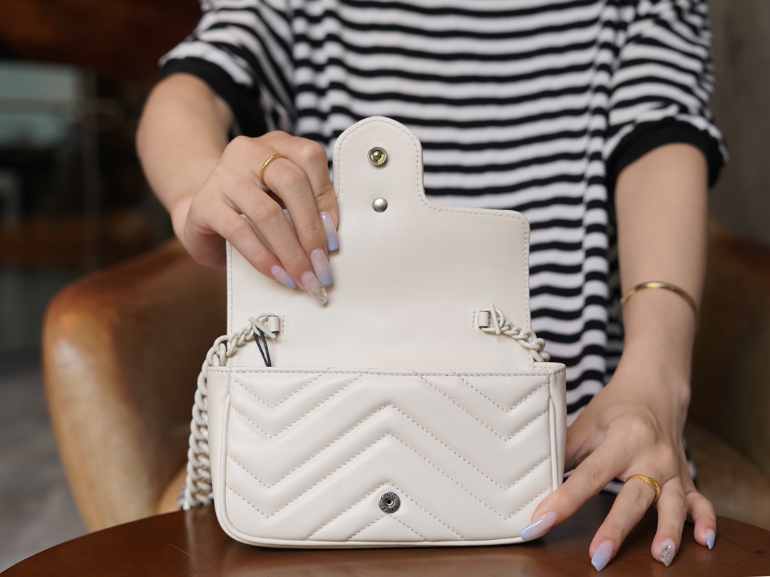 GG Marmont 699757 ( White) 
