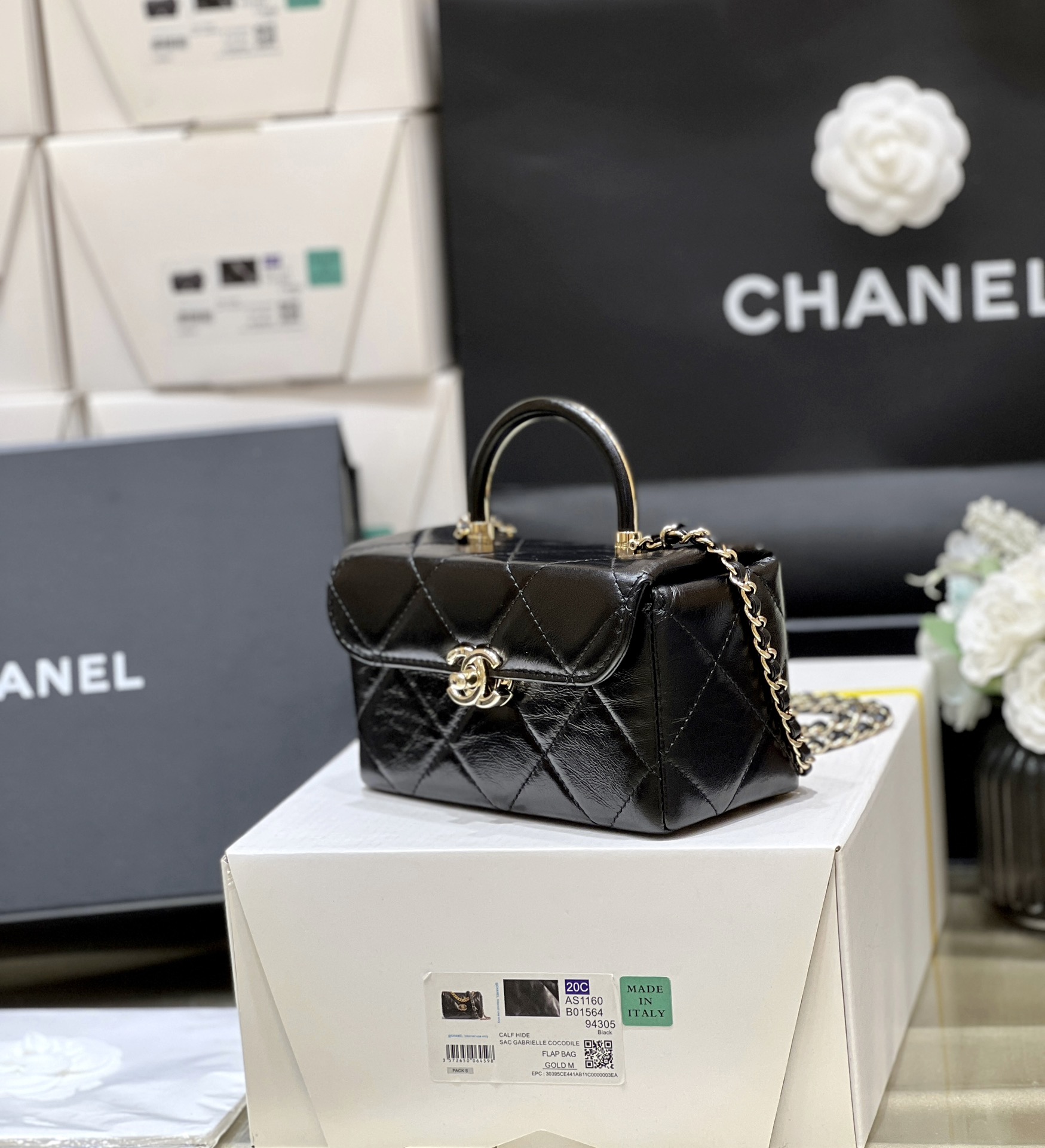 Túi Xách Chanel Bodin AS4469 Màu Đen