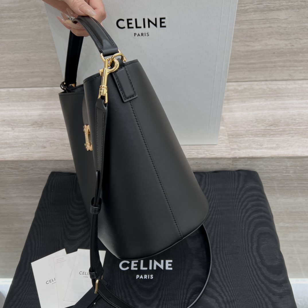 Túi Xách Nữ Celine Louise 116613 Màu Đen 