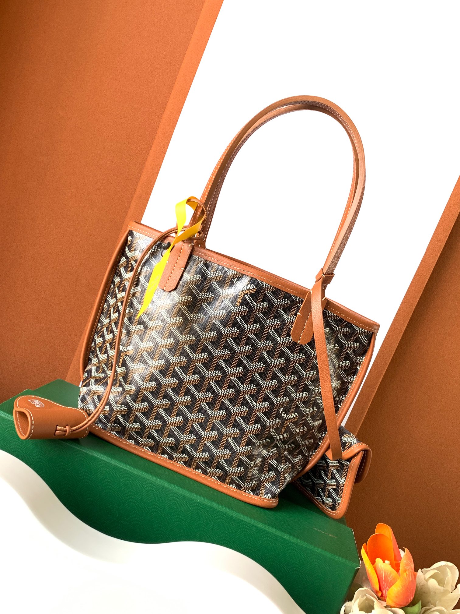 Túi xách Goyard 8003 màu nâu 