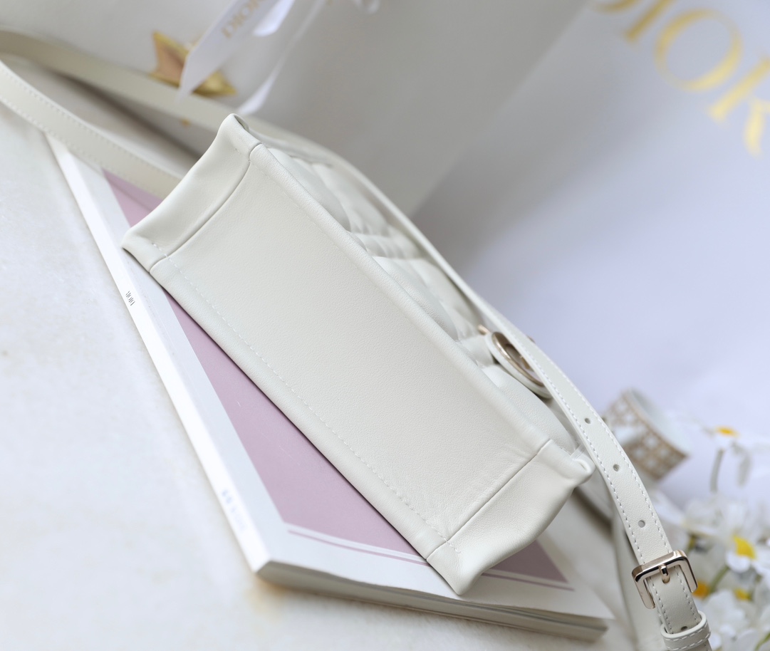 Túi Dior Caro Nữ Màu Trắng