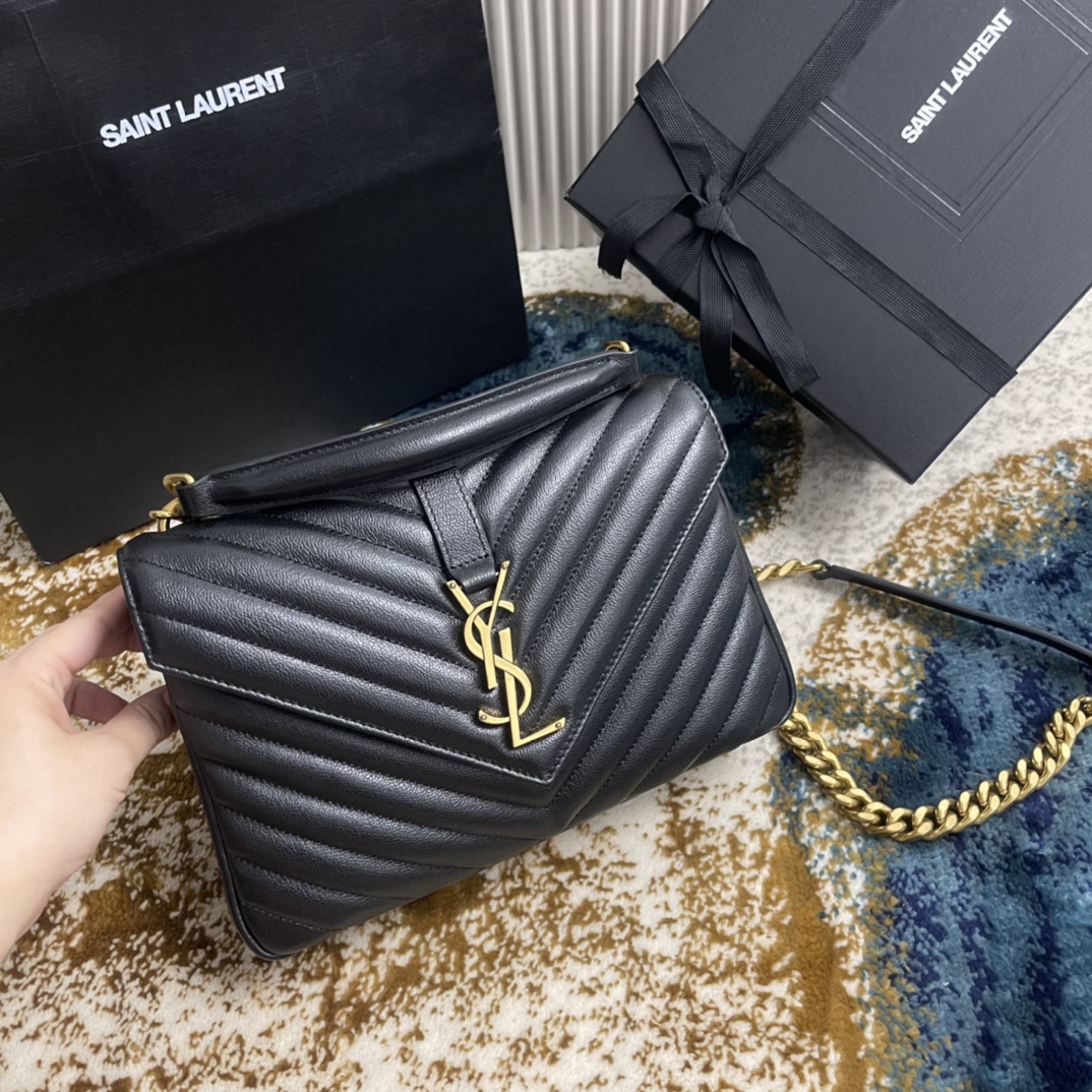 YSL Mormont 392737 (Black-Gold)
