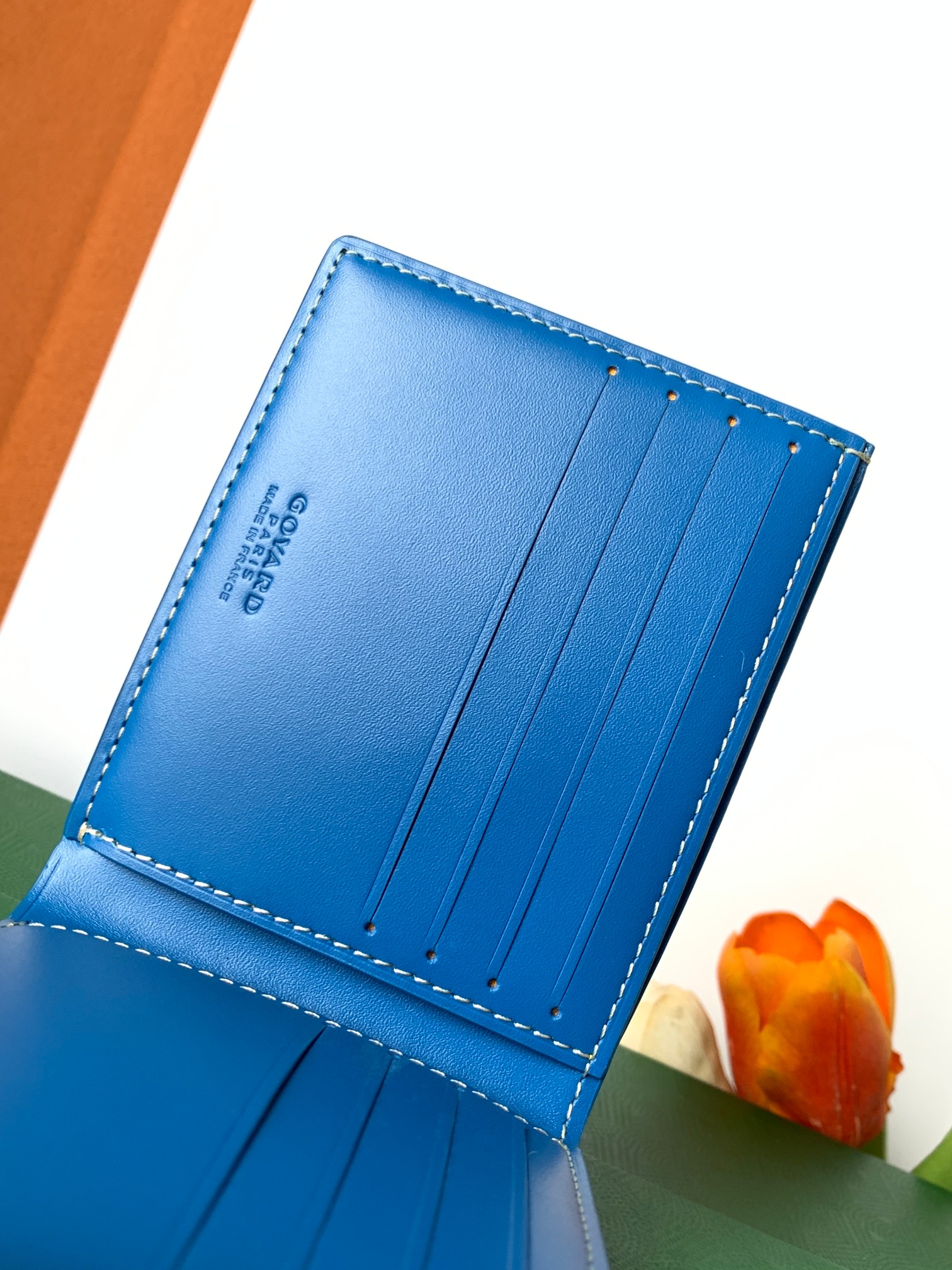 Ví Goyard Victorine8507 Màu Xanh Dương