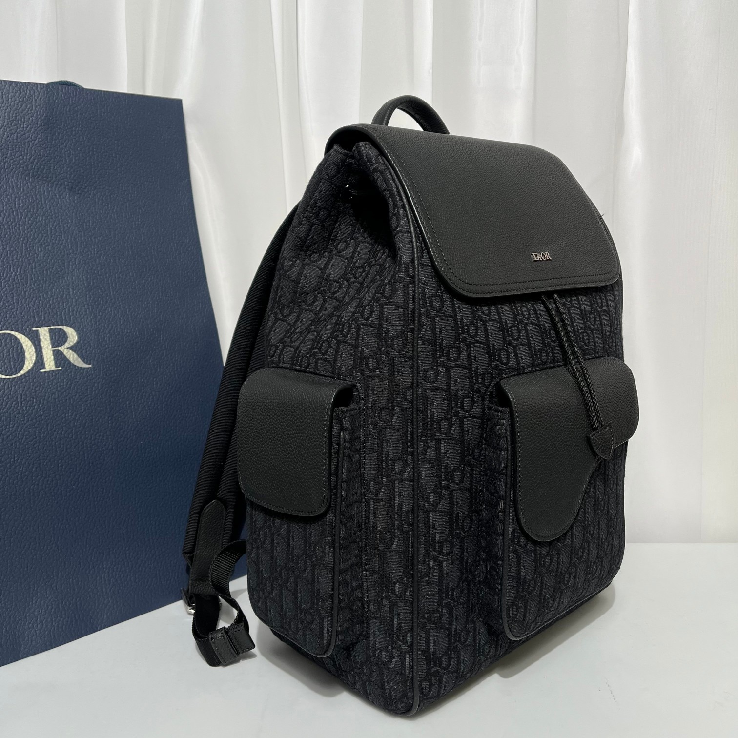 Balo Dior Nam Oblique Màu Đen 9863