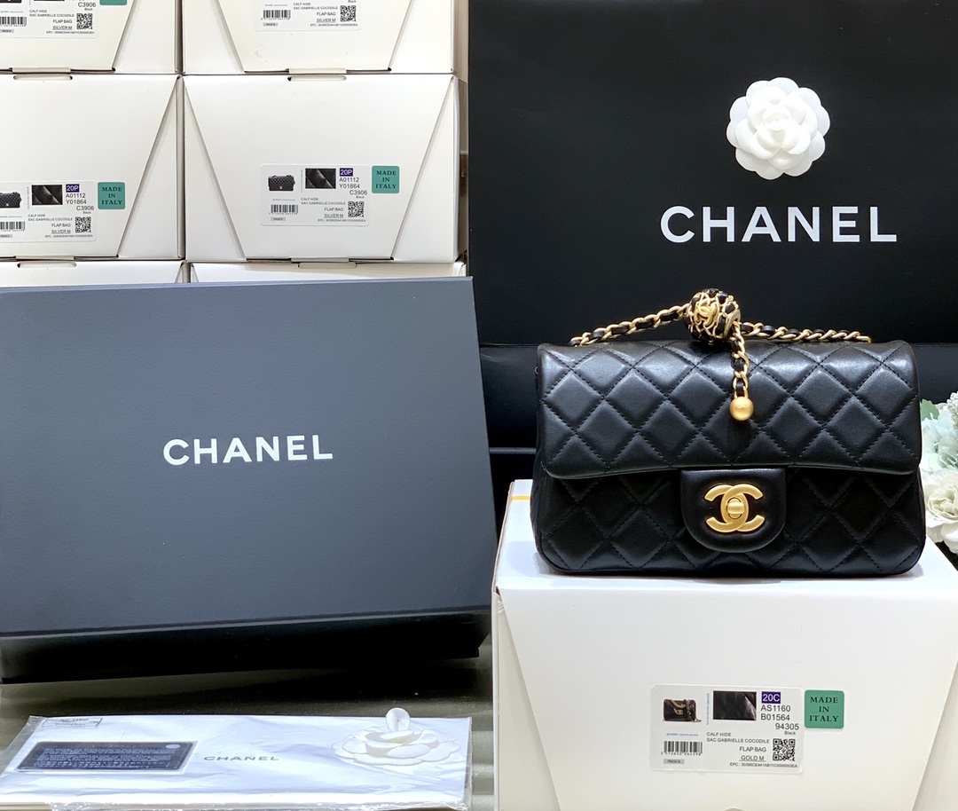 Túi Xách Chanel CF Mini Màu Đen AS1787 