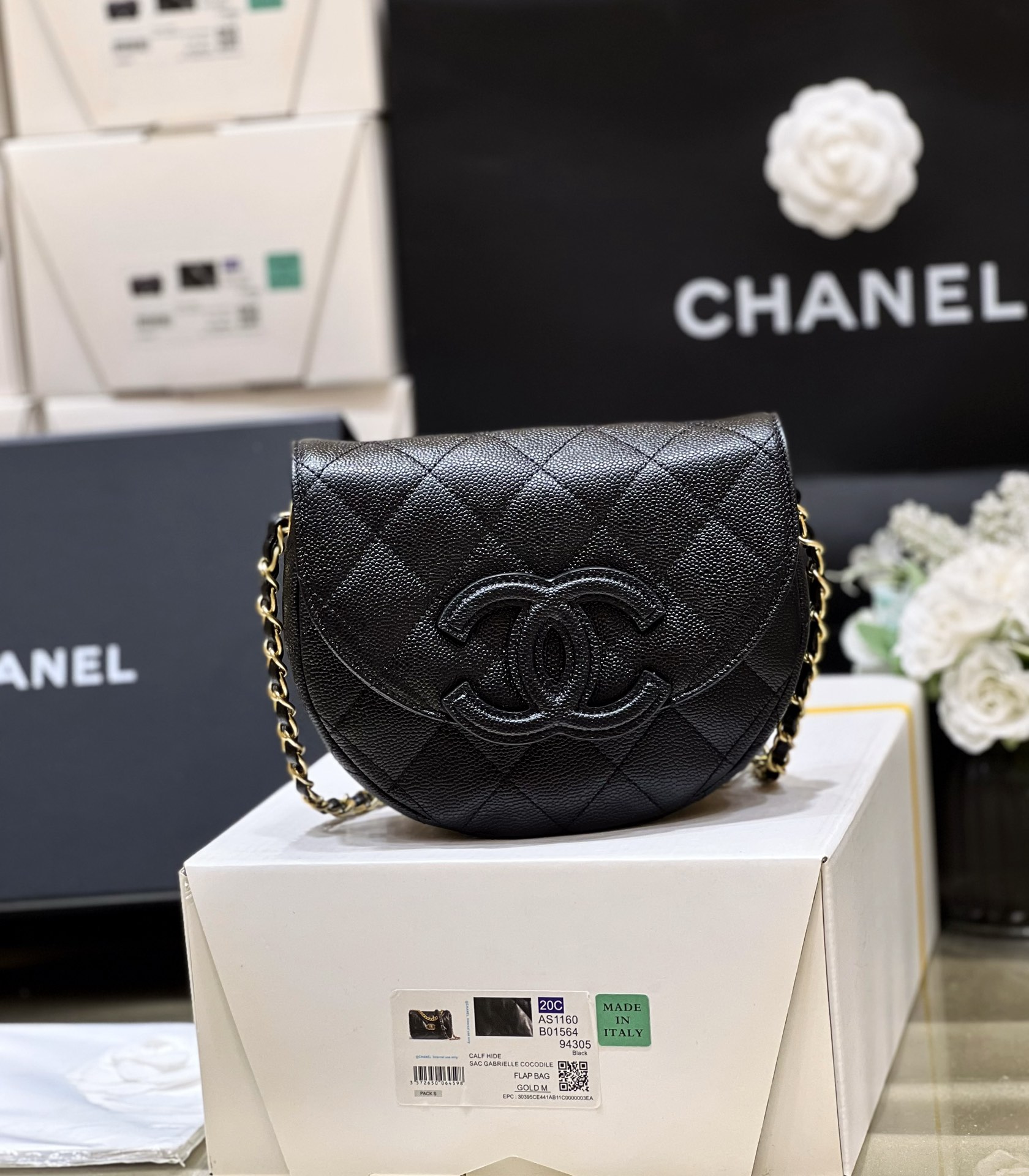 Túi Xách Chanel M3867 Màu Đen 
