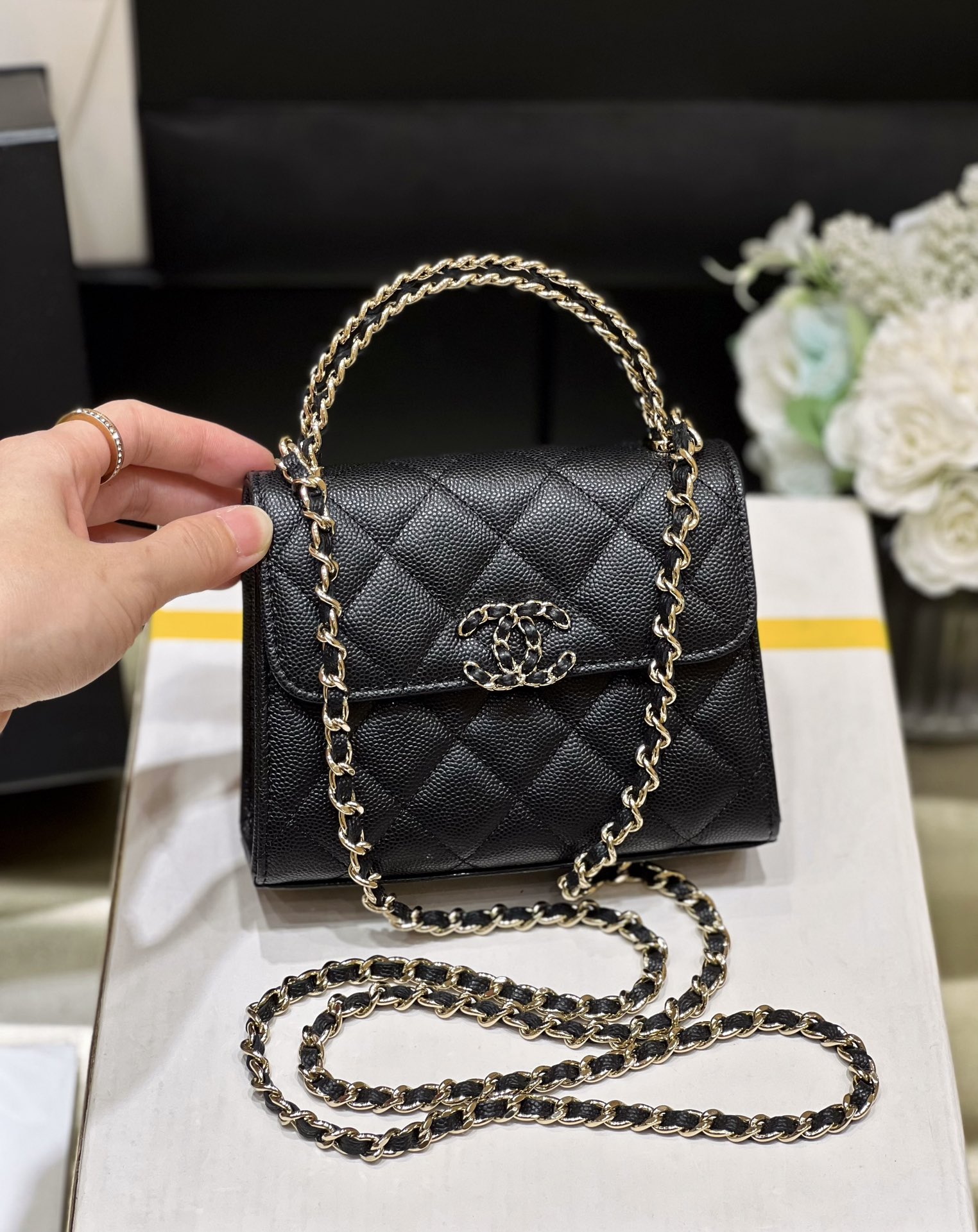 Túi Xách Chanel Kelly AS3237 Màu Đen 