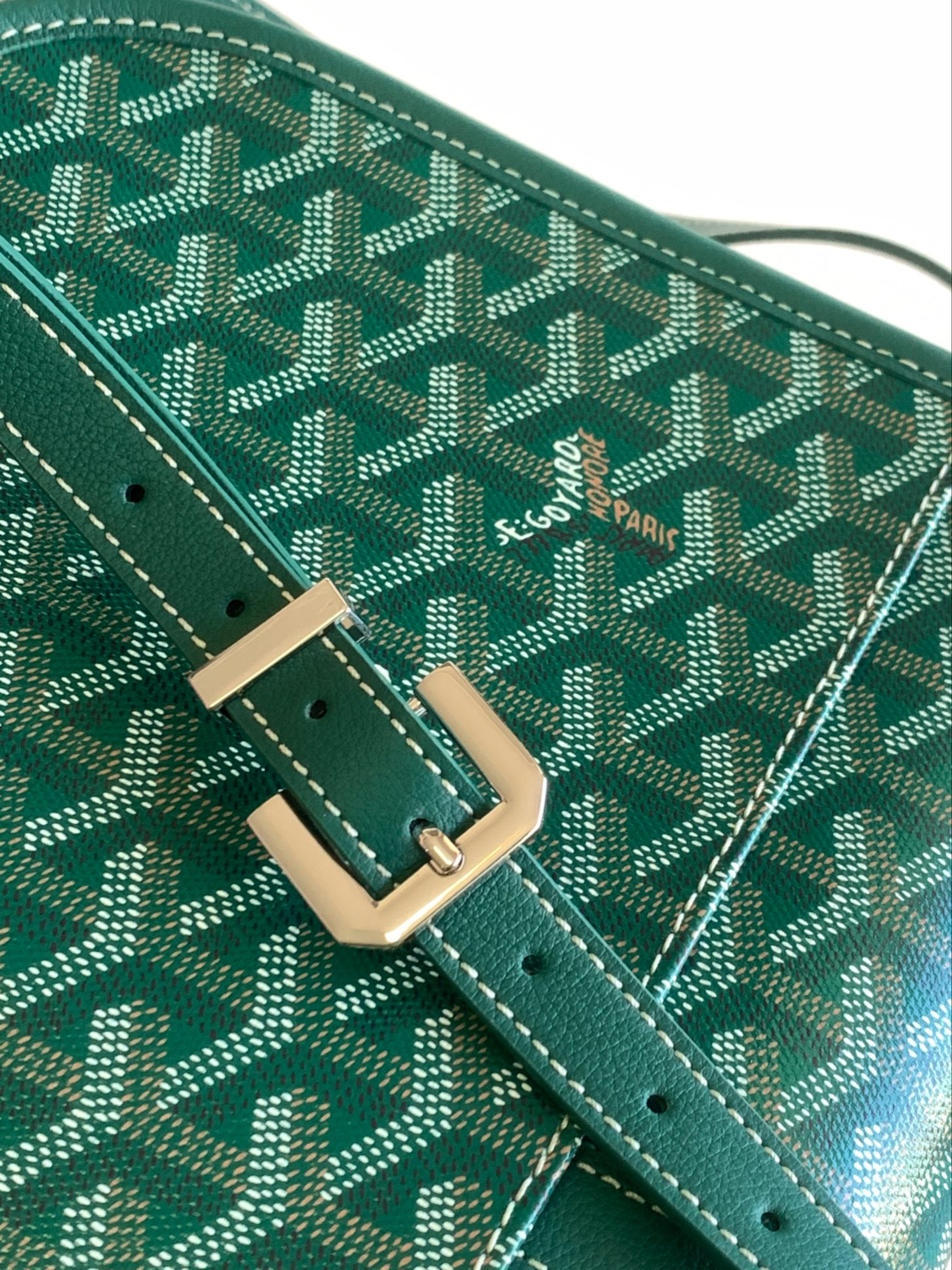 Túi Xách Nam Goyard Belvedere 8023 Màu Xanh Lá 