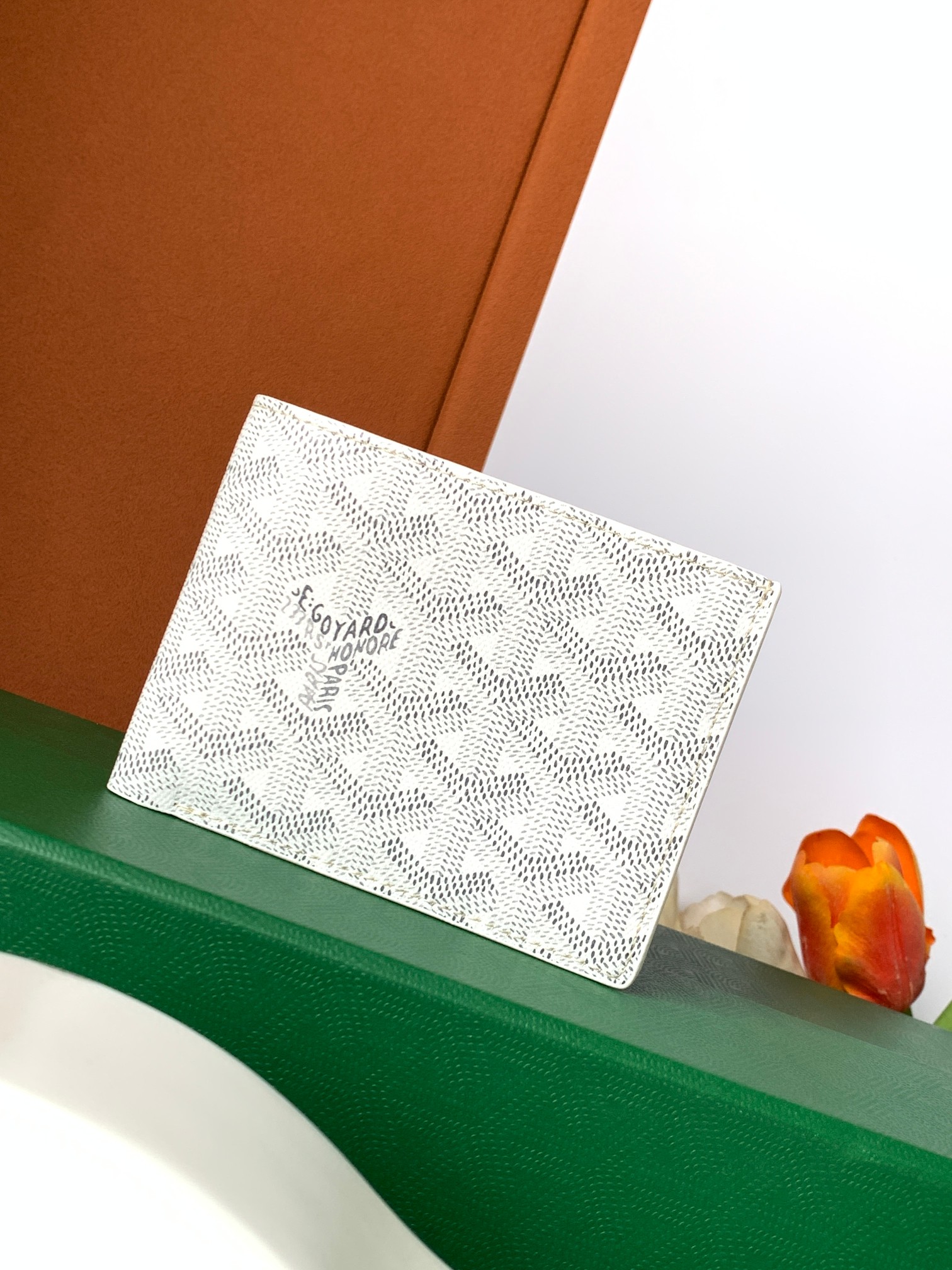 Ví Goyard Victorine 8507 Màu Trắng 