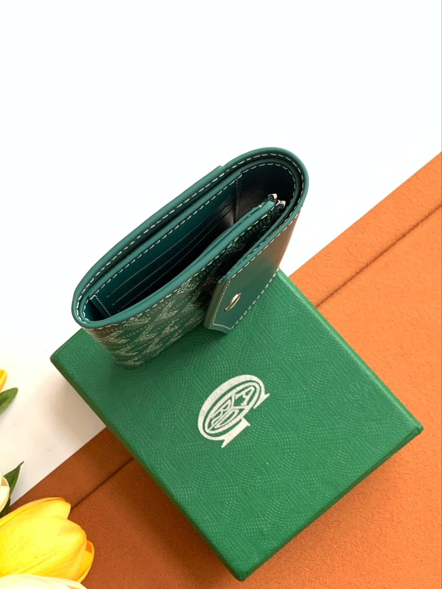 Ví Goyard Saint Gabriel 8513 Màu Xanh Lá 