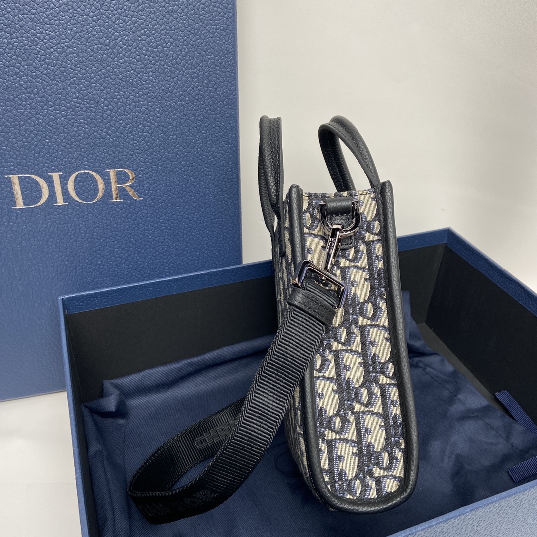 Túi xách Dior Oblique nam màu trắng 9234 