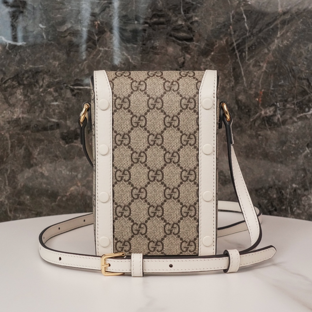 Mini sac Gucci 1955 détail Mors625615(logo white)