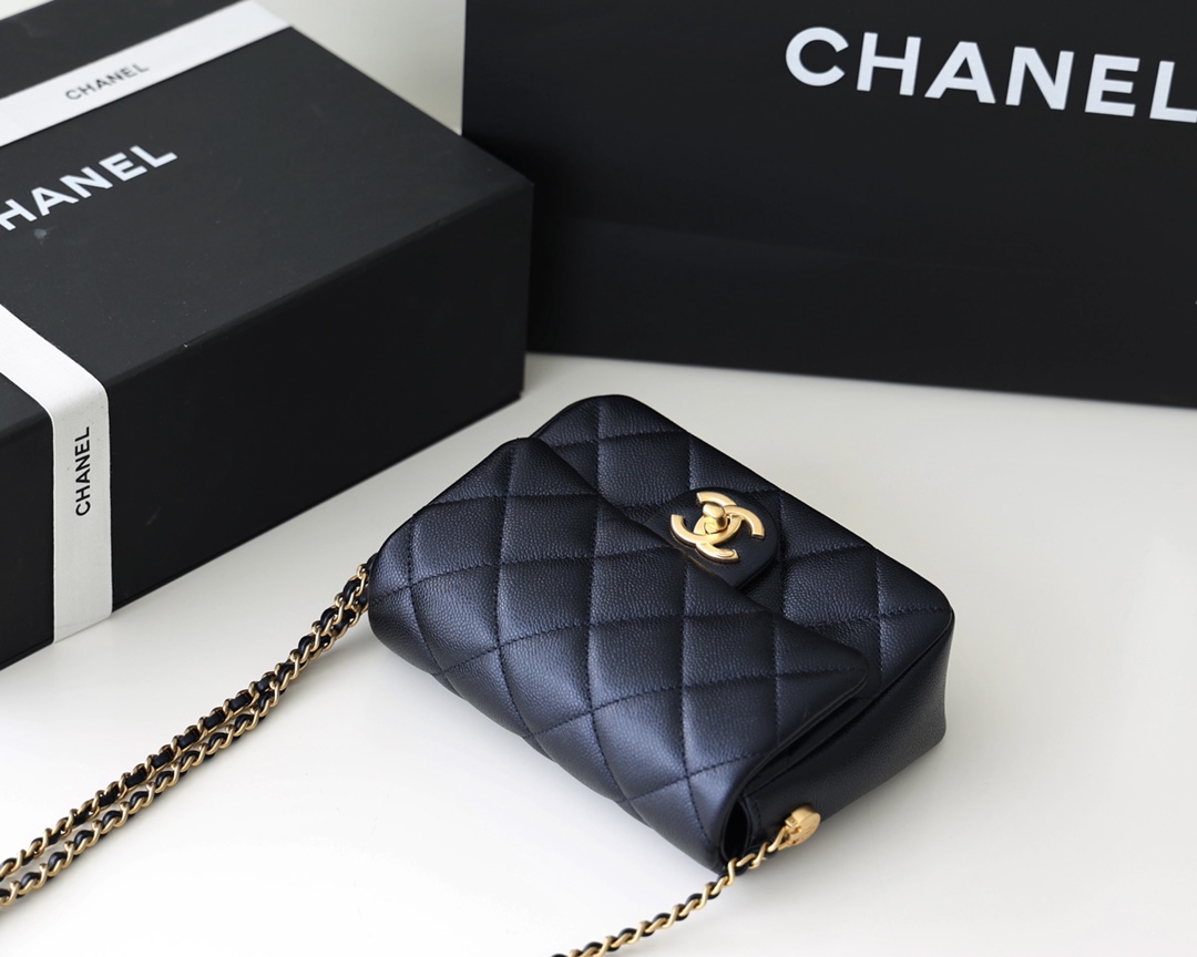 Túi Xách Chanel Flap Màu Đen AS2855