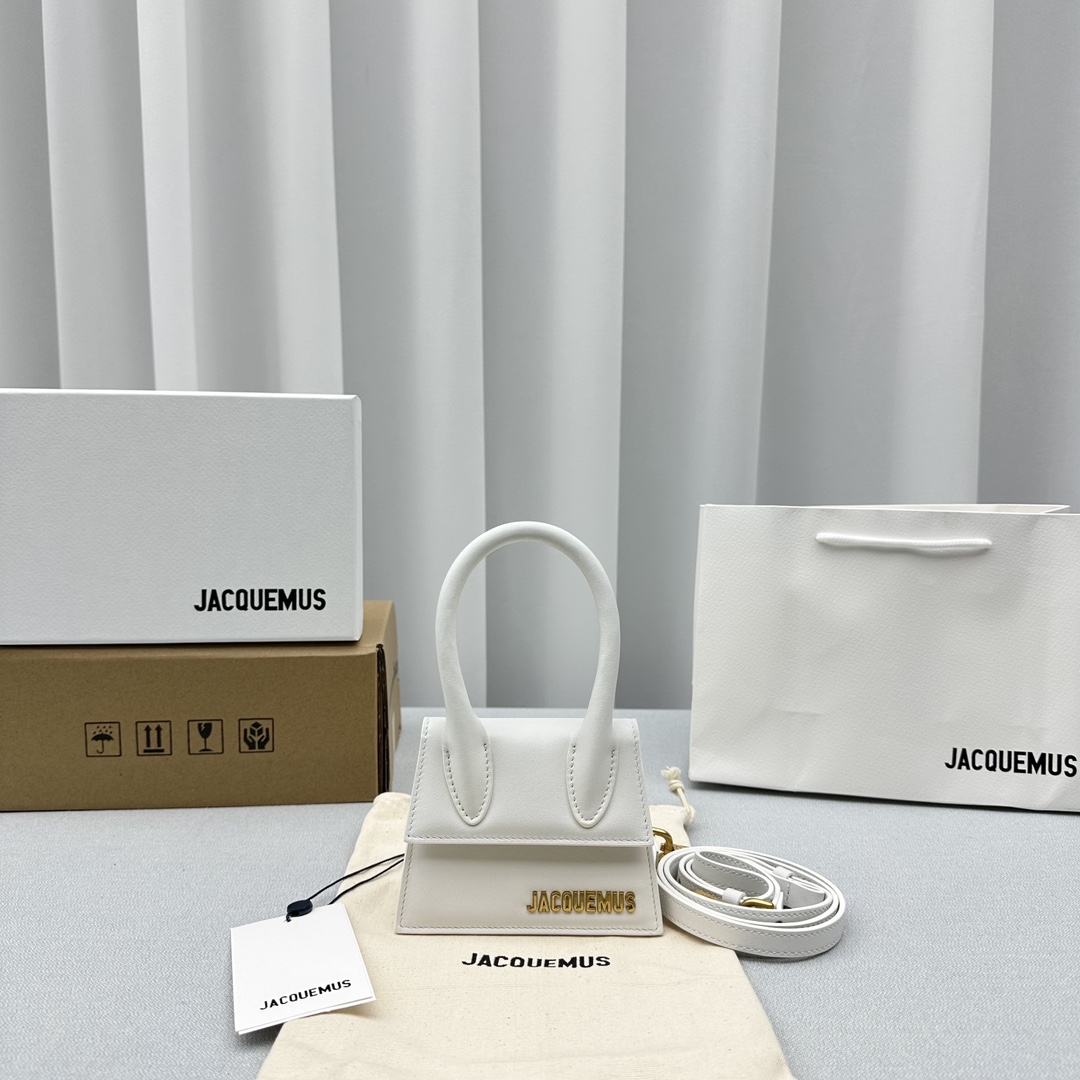 Túi Xách Mini Jacquemus P98846 Màu Trắng