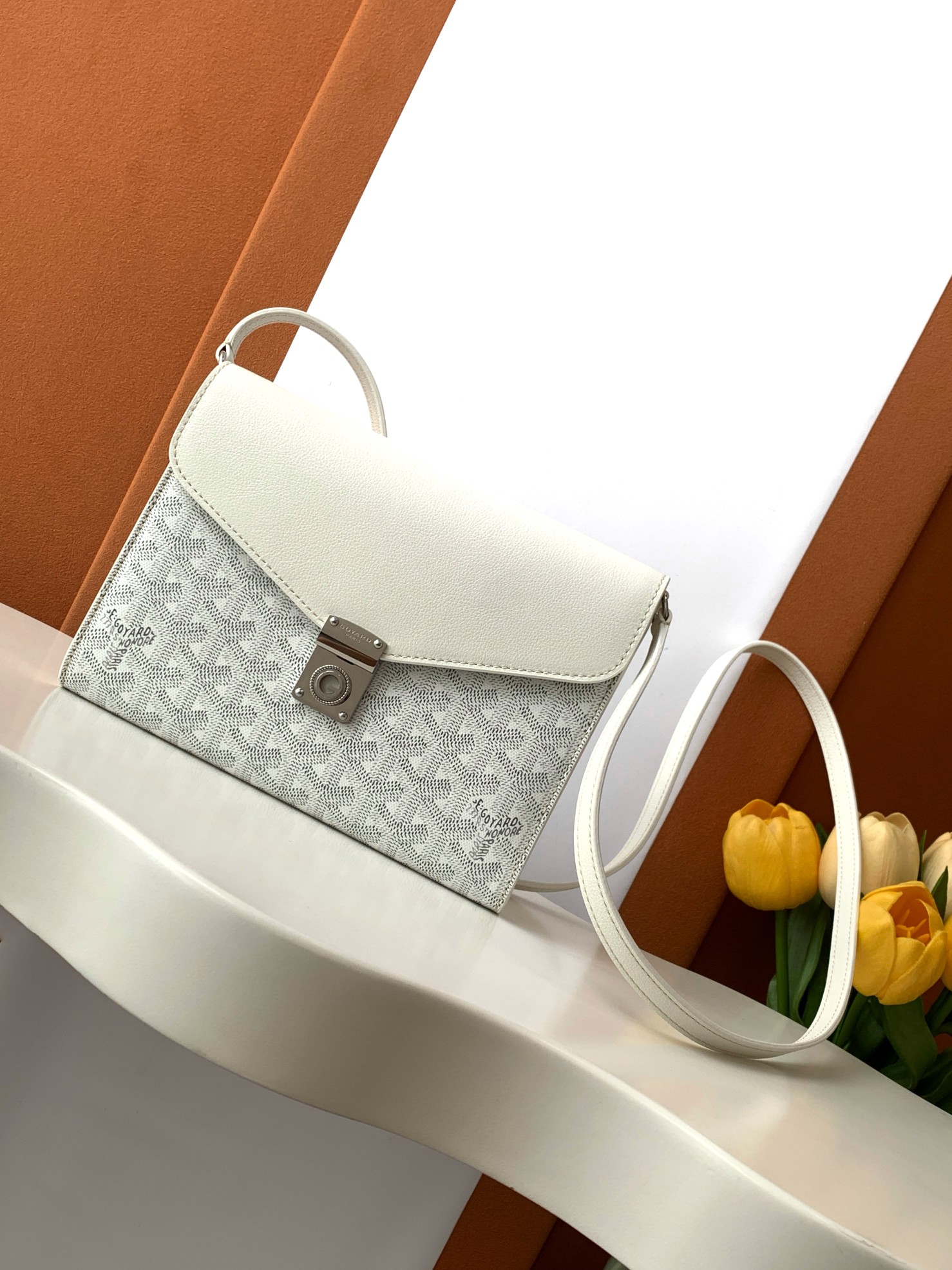 GoyardChypre Pouch-Wallet8218 (white)