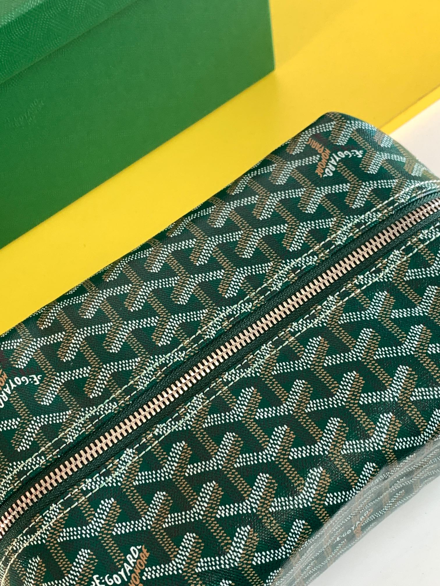 Goyard toilet ecrue bag 8829 (green)