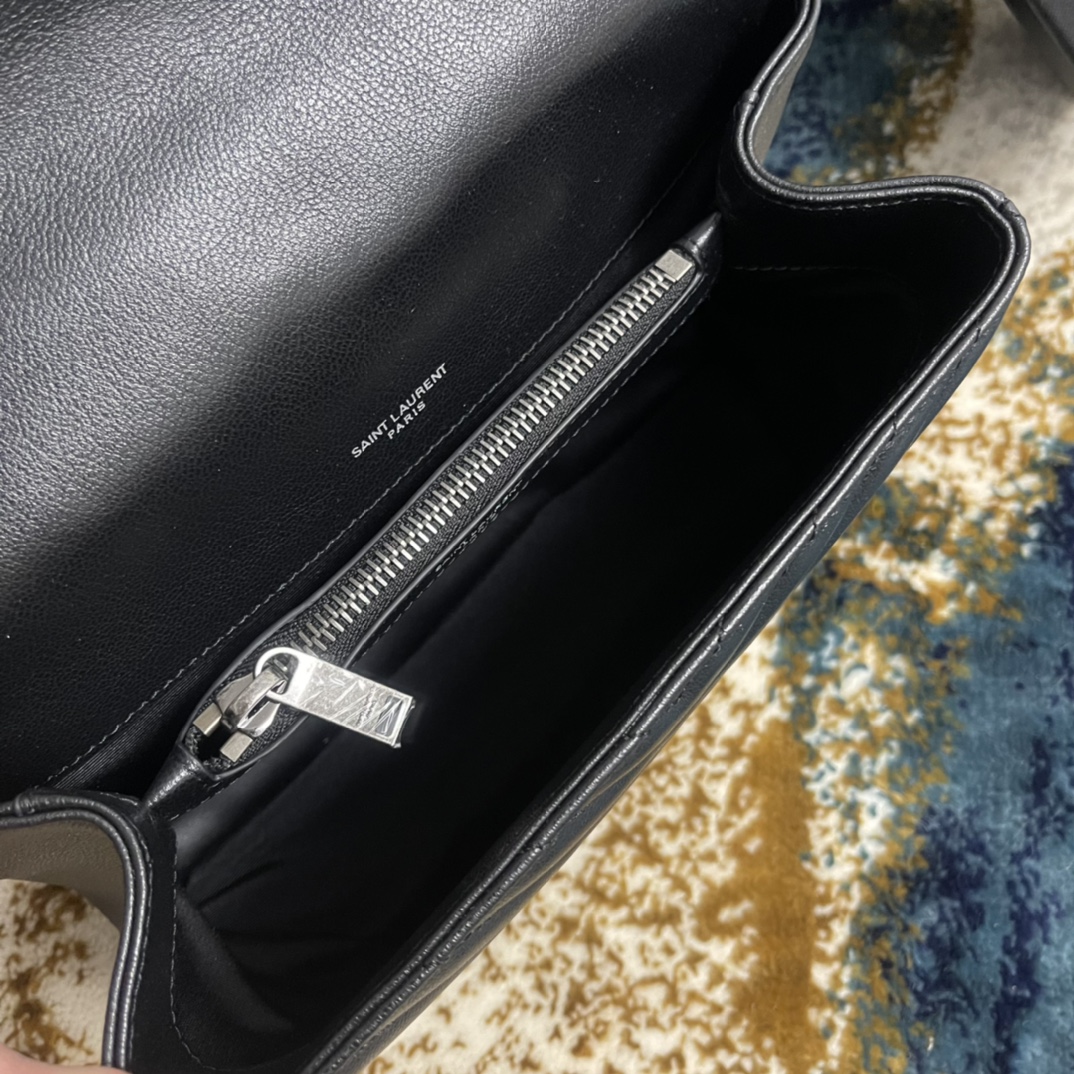 YSL Mormont 392737 (Black-silver)