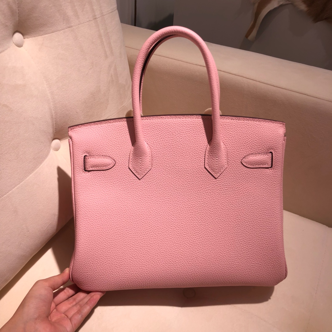 Túi xách hermes birkinmàu hồng 