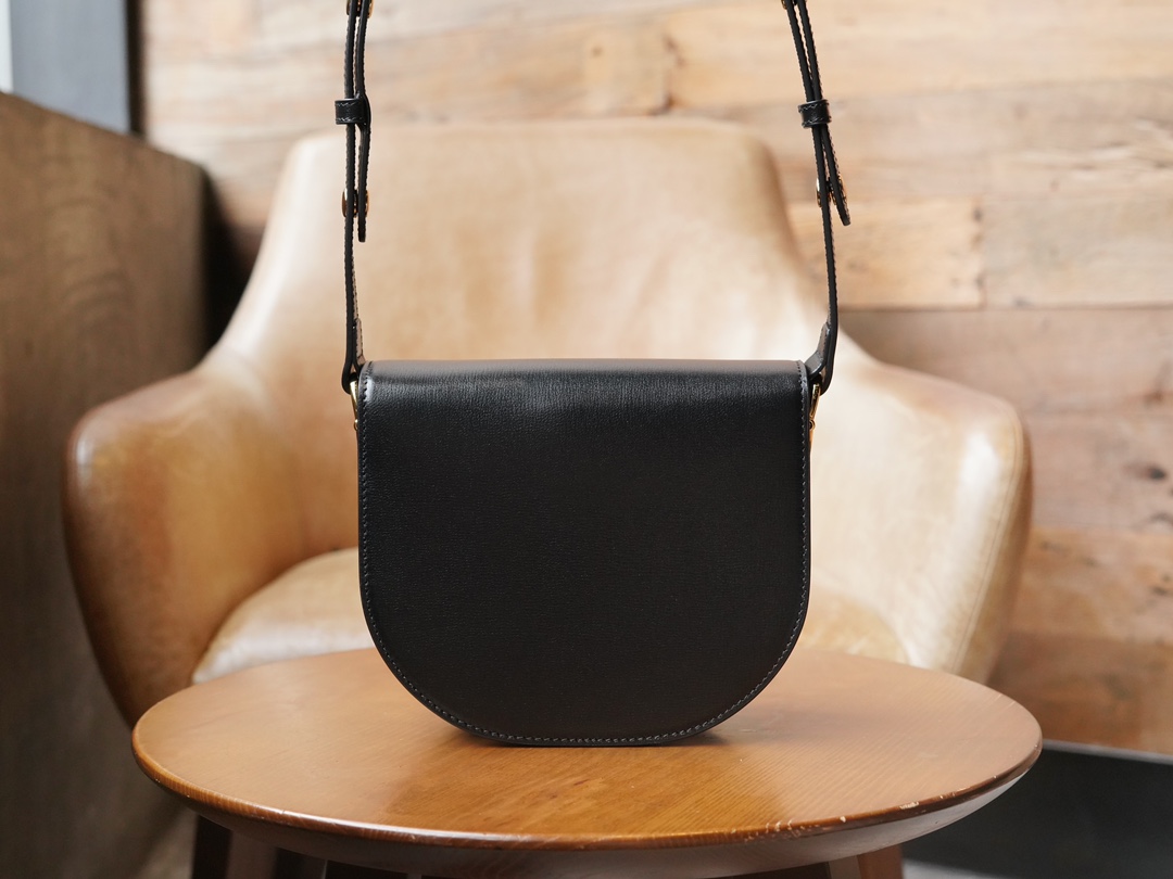 Mini sac rond Gucci Horsebit 1955 760191 (Black)