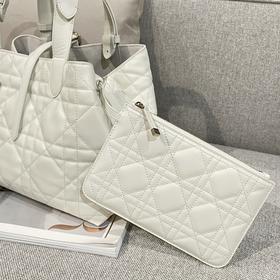 Túi Dior Toujours Nữ Màu Trắng