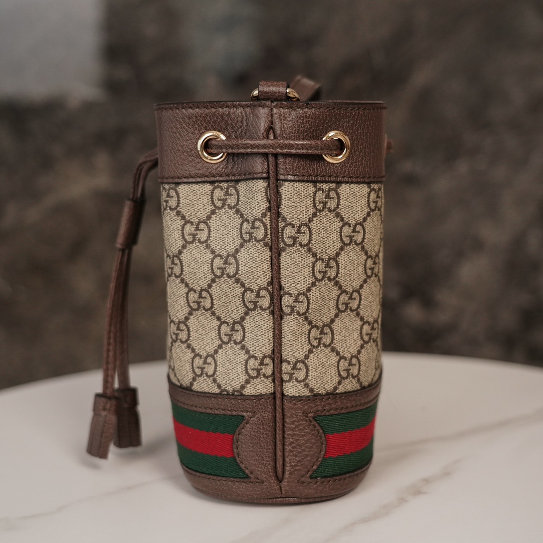 Balo Mini Gucci Ophidia 550602 Logo Nâu