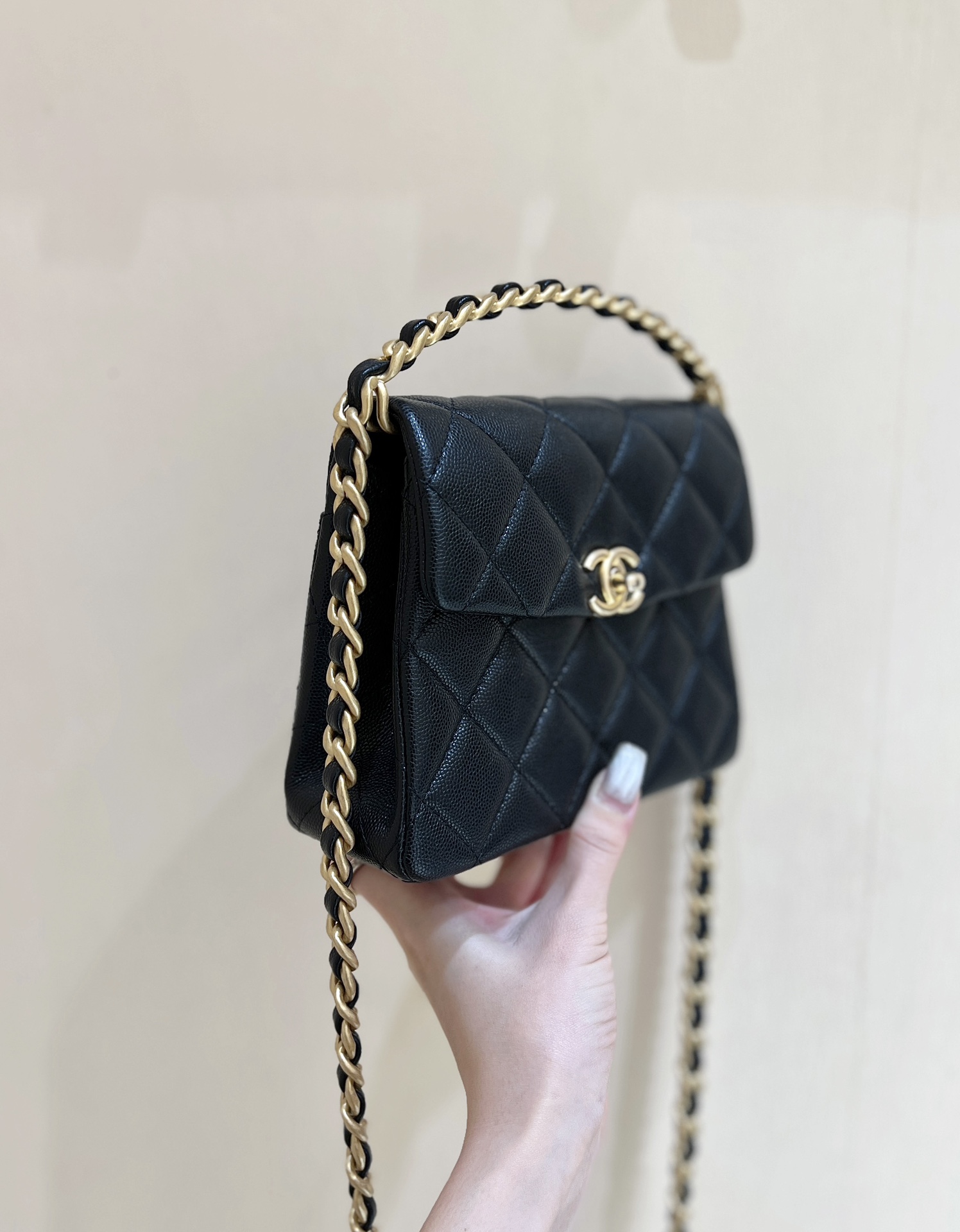 Túi Xách Chanel AP4472 Màu Đen 