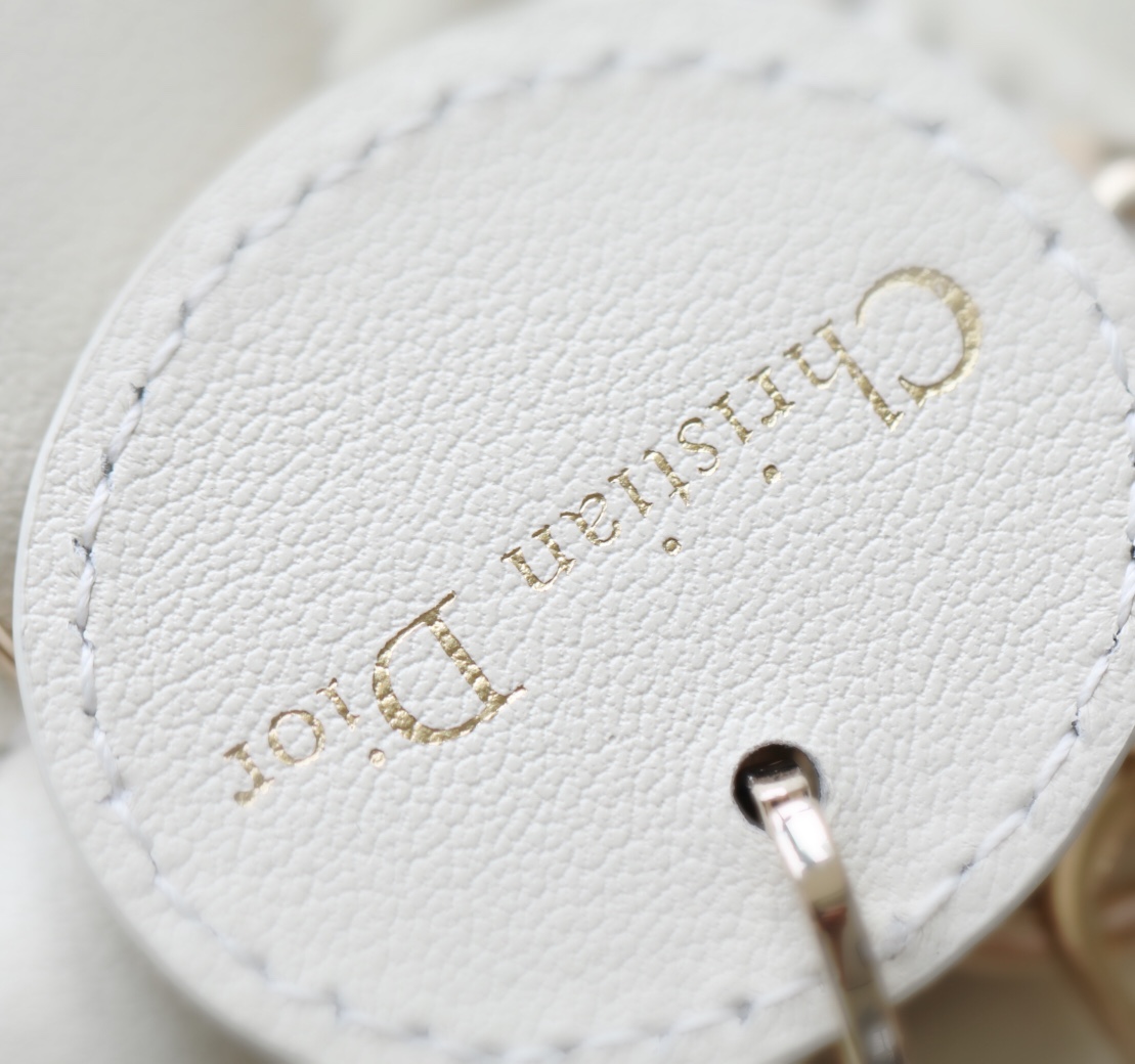 Túi Dior Caro Nữ Màu Trắng