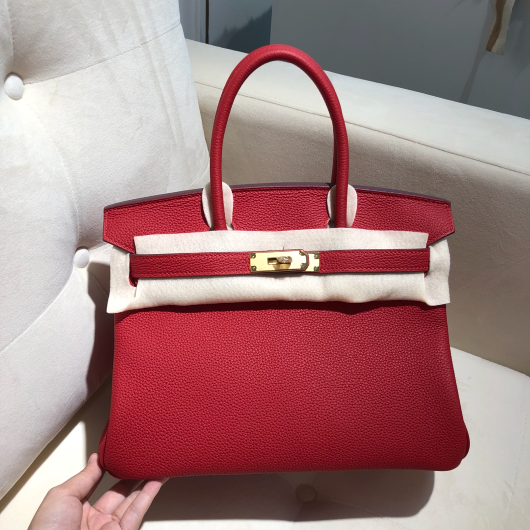 Túi xách hermes birkinmàu đỏ 