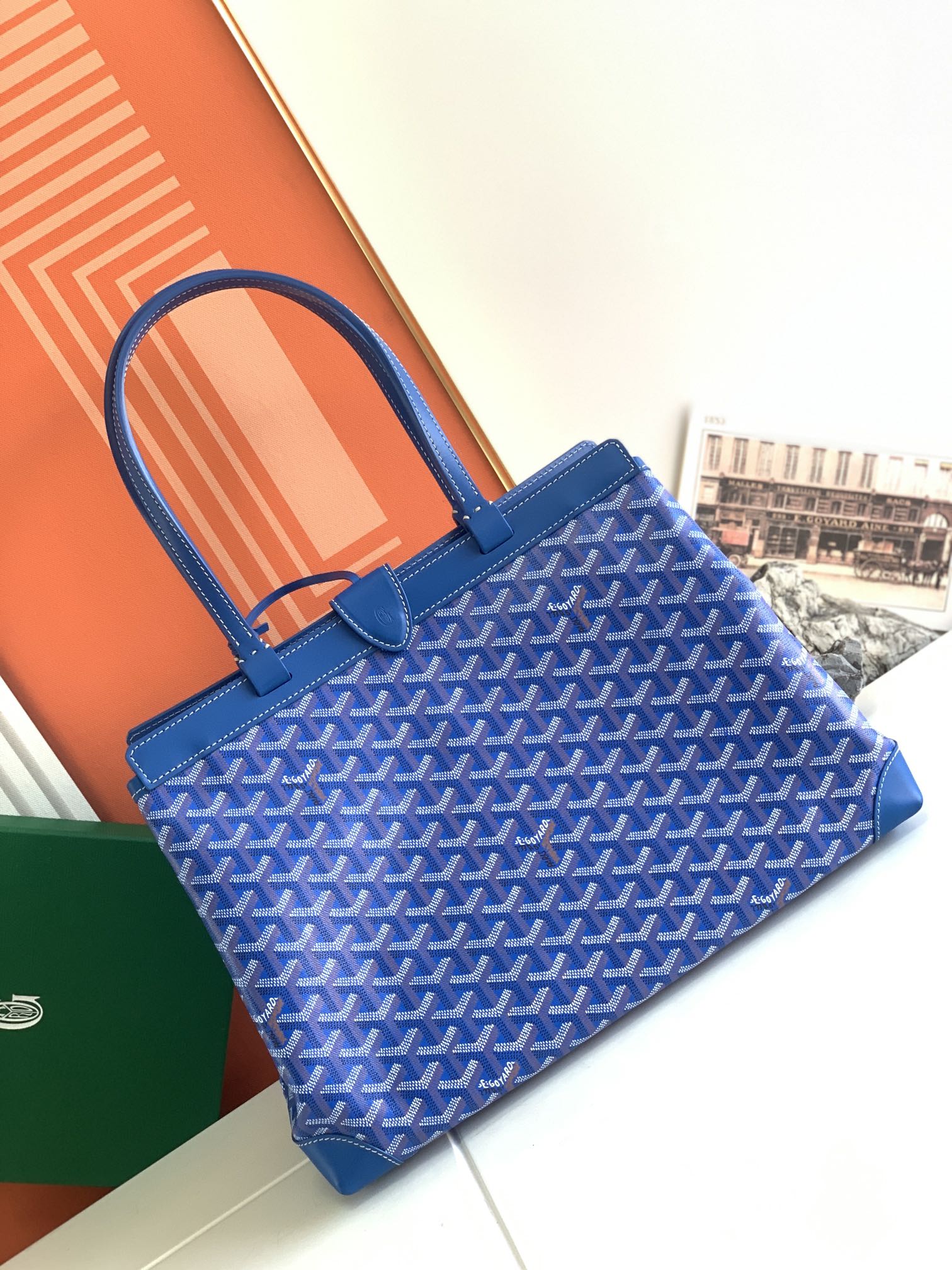Goyard bellechasse 8031 (blue)