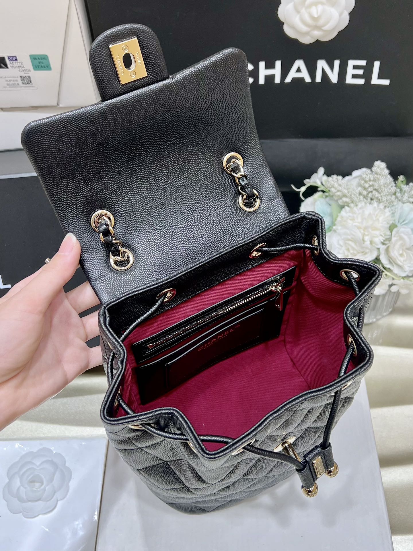 Balo Chanel AS4058 Màu Đen 