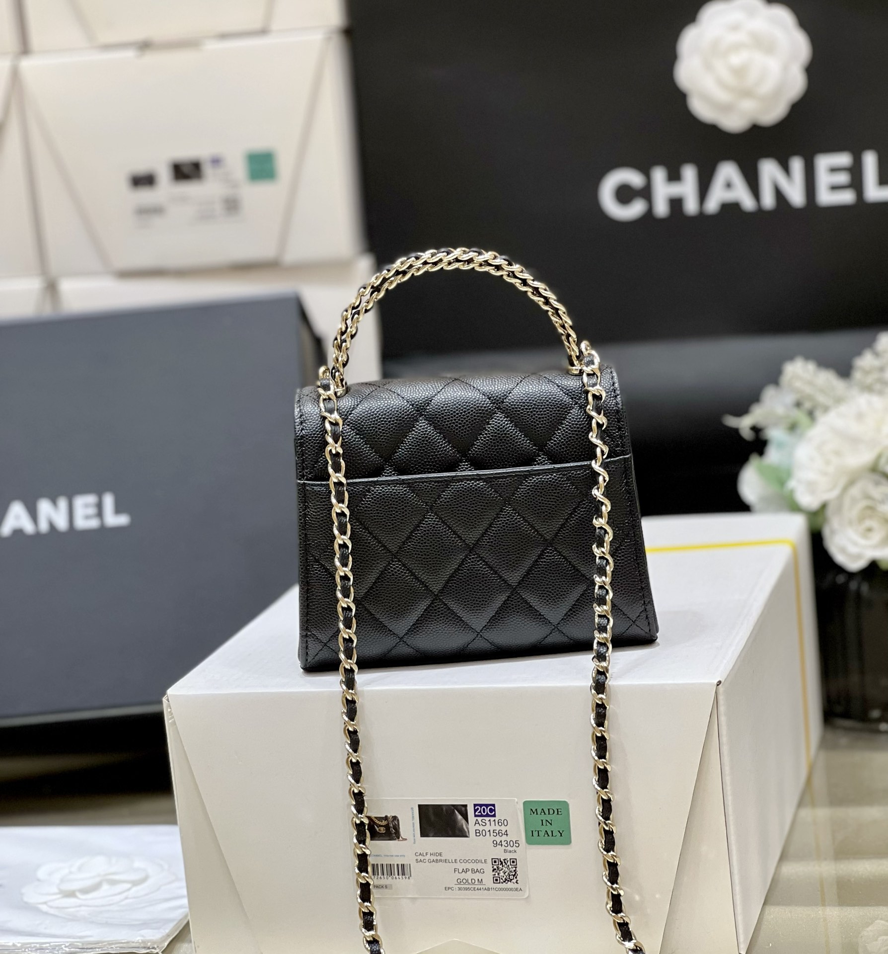 Túi Xách Chanel Kelly AS3237 Màu Đen 