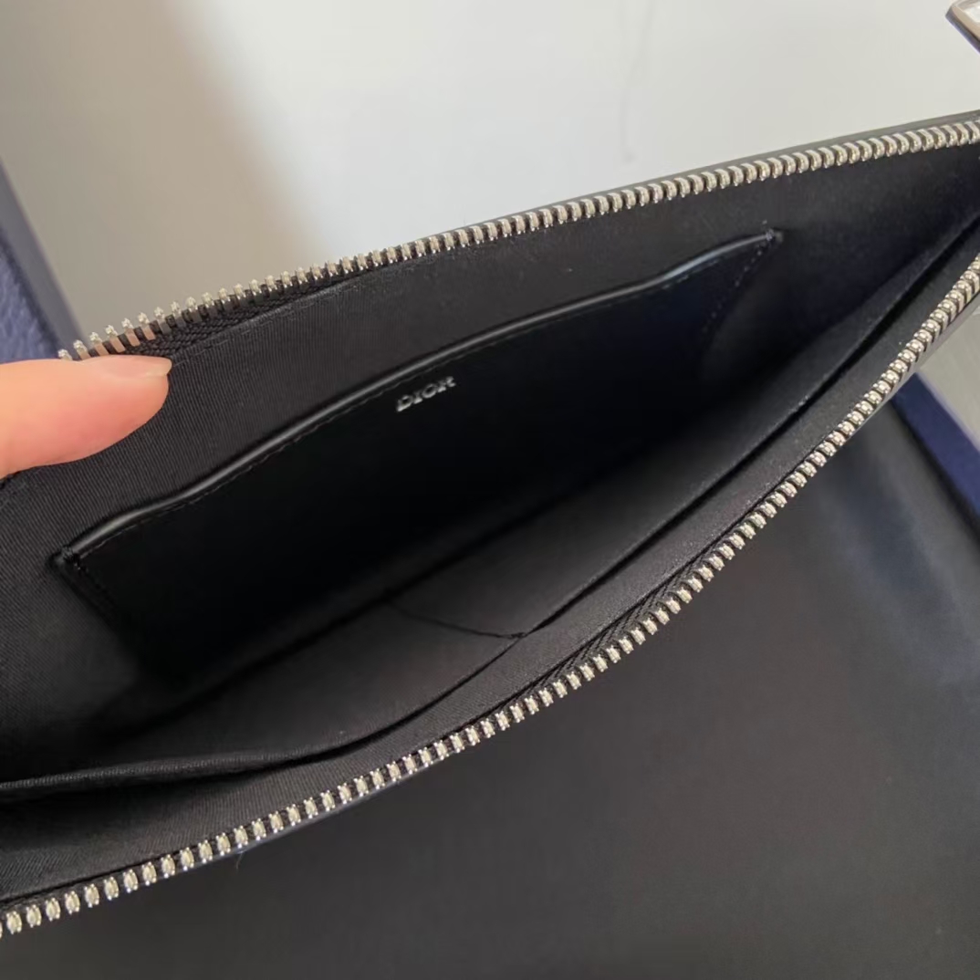 Clutch Cầm Tay Dior Nam Màu Đen 9906