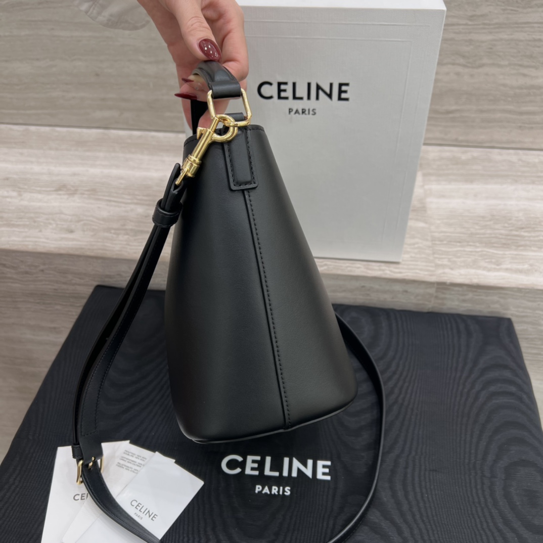Túi Xách Nữ Celine Louise 119173 Màu Đen 