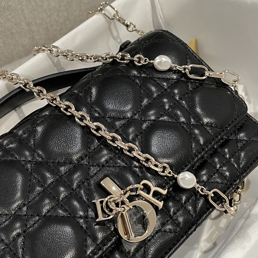 Túi Xách Nữ Dior WOC Màu Đen 